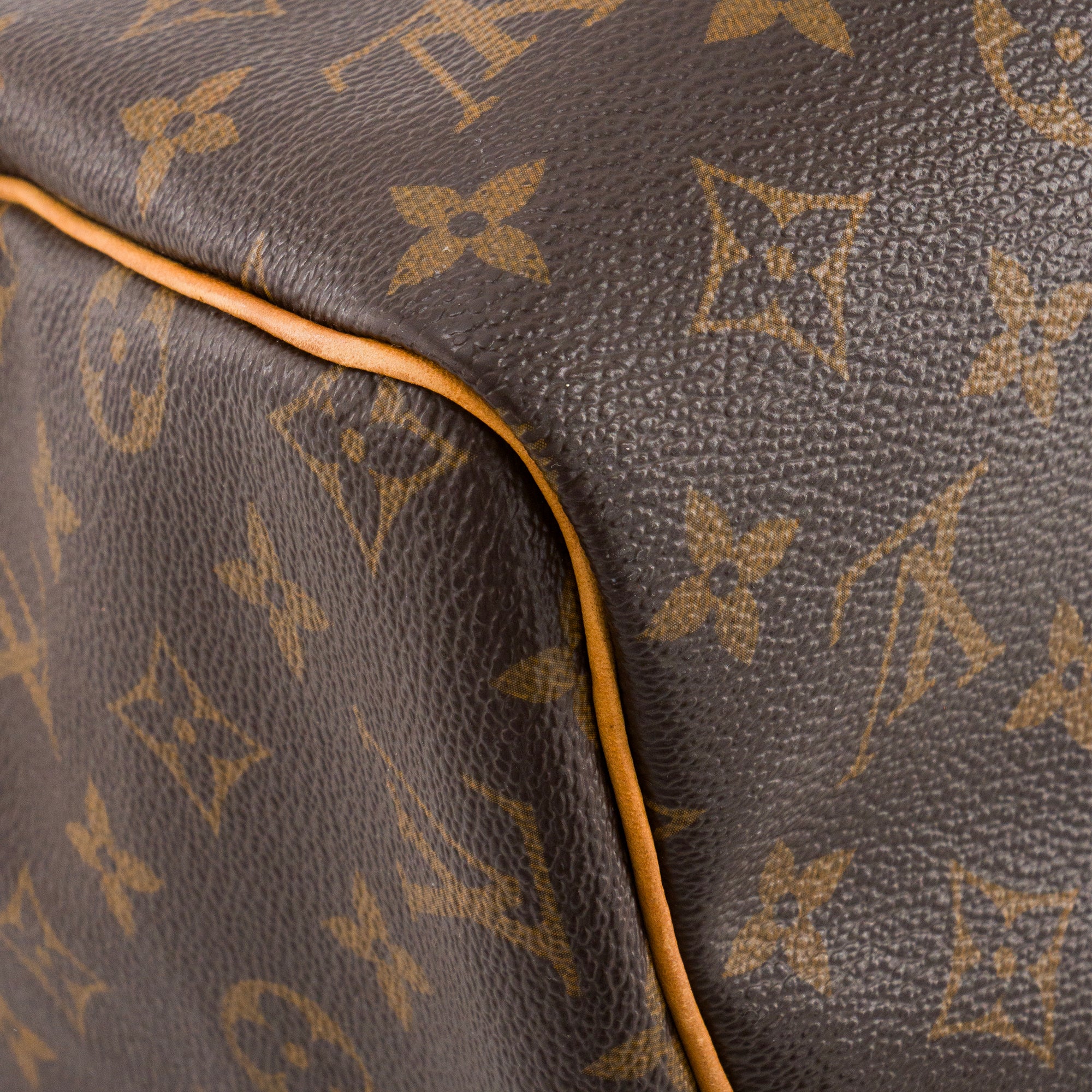 LOUIS VUITTON - Sac à main Speedy 30 Louis Vuitton en toile monogrammée marron