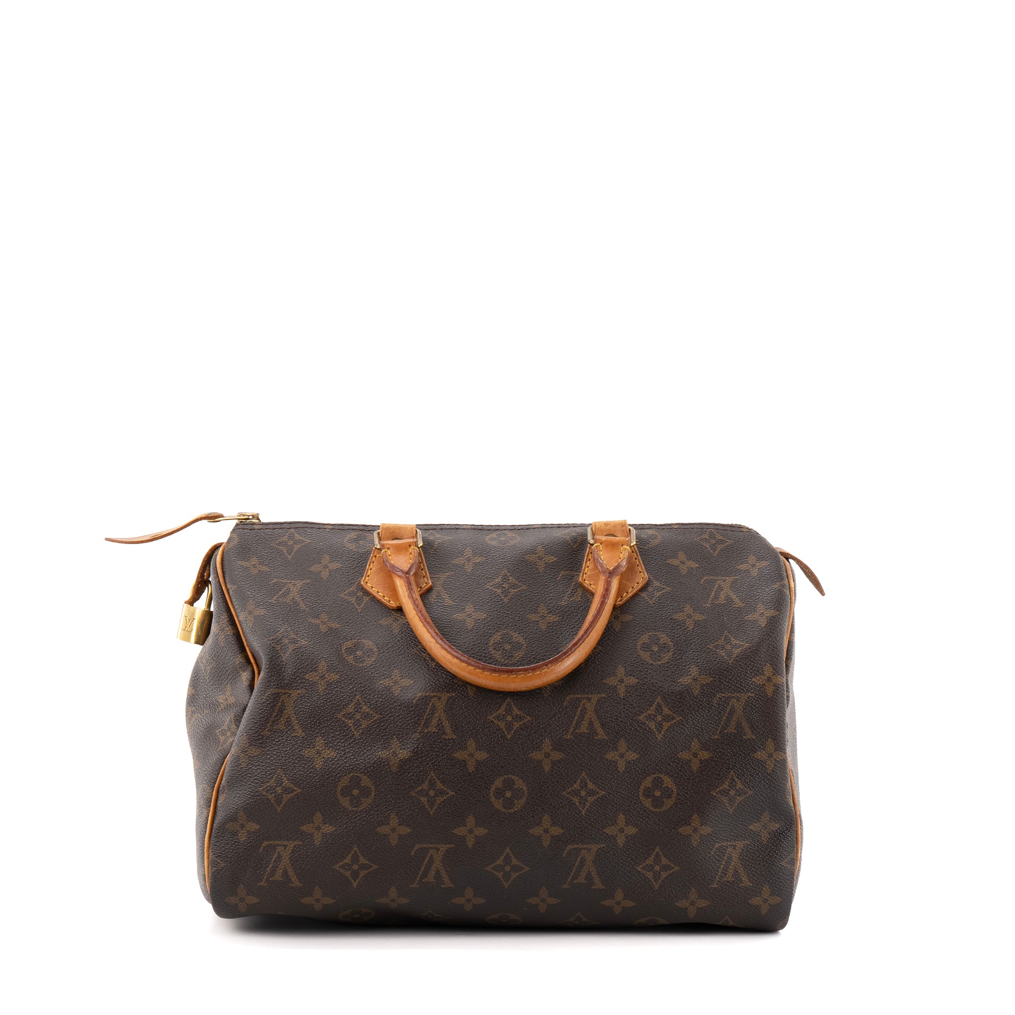 LOUIS VUITTON - Sac à main Speedy 30 Louis Vuitton en toile monogrammée vintage