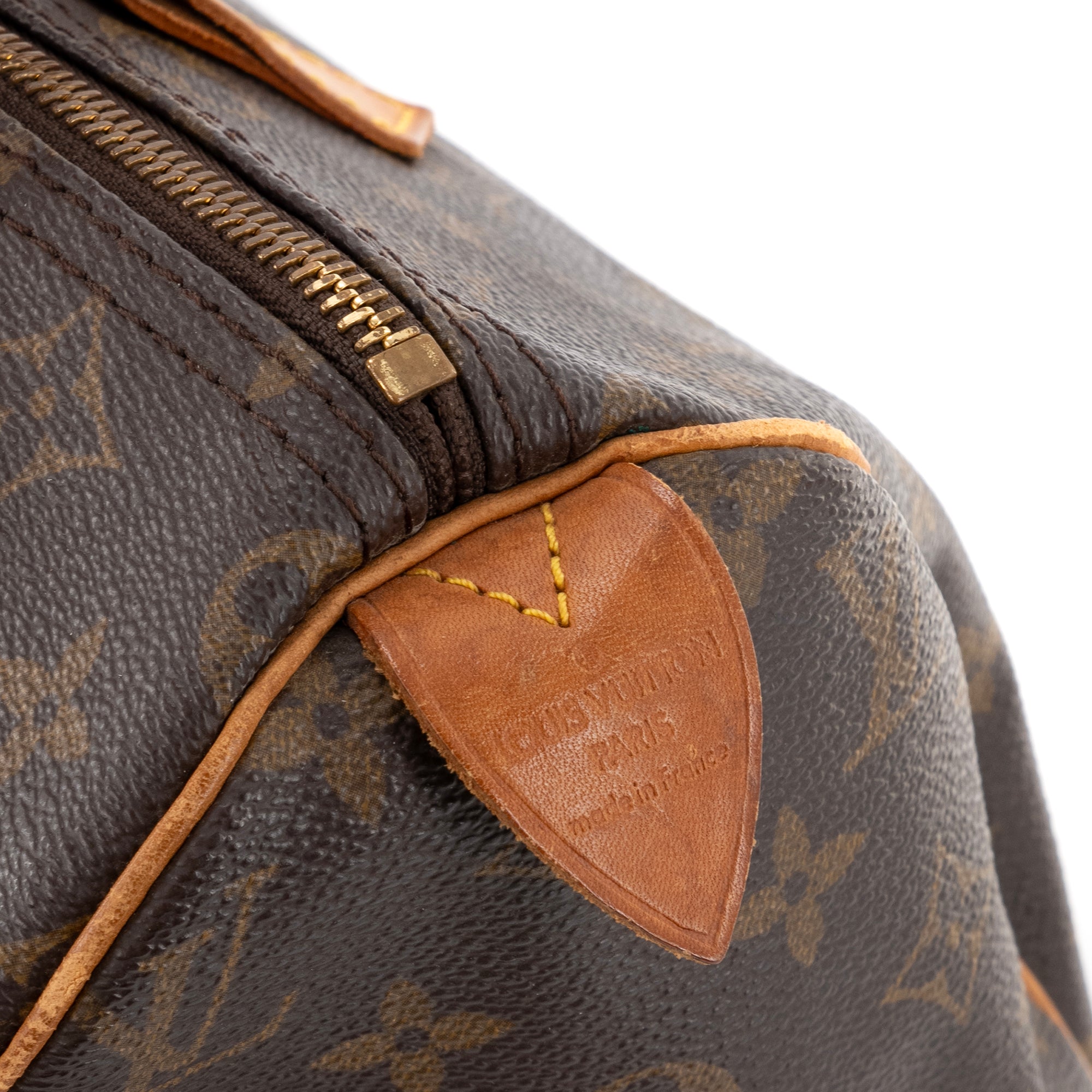 LOUIS VUITTON - Sac à main Speedy 30 Louis Vuitton en toile monogrammée vintage