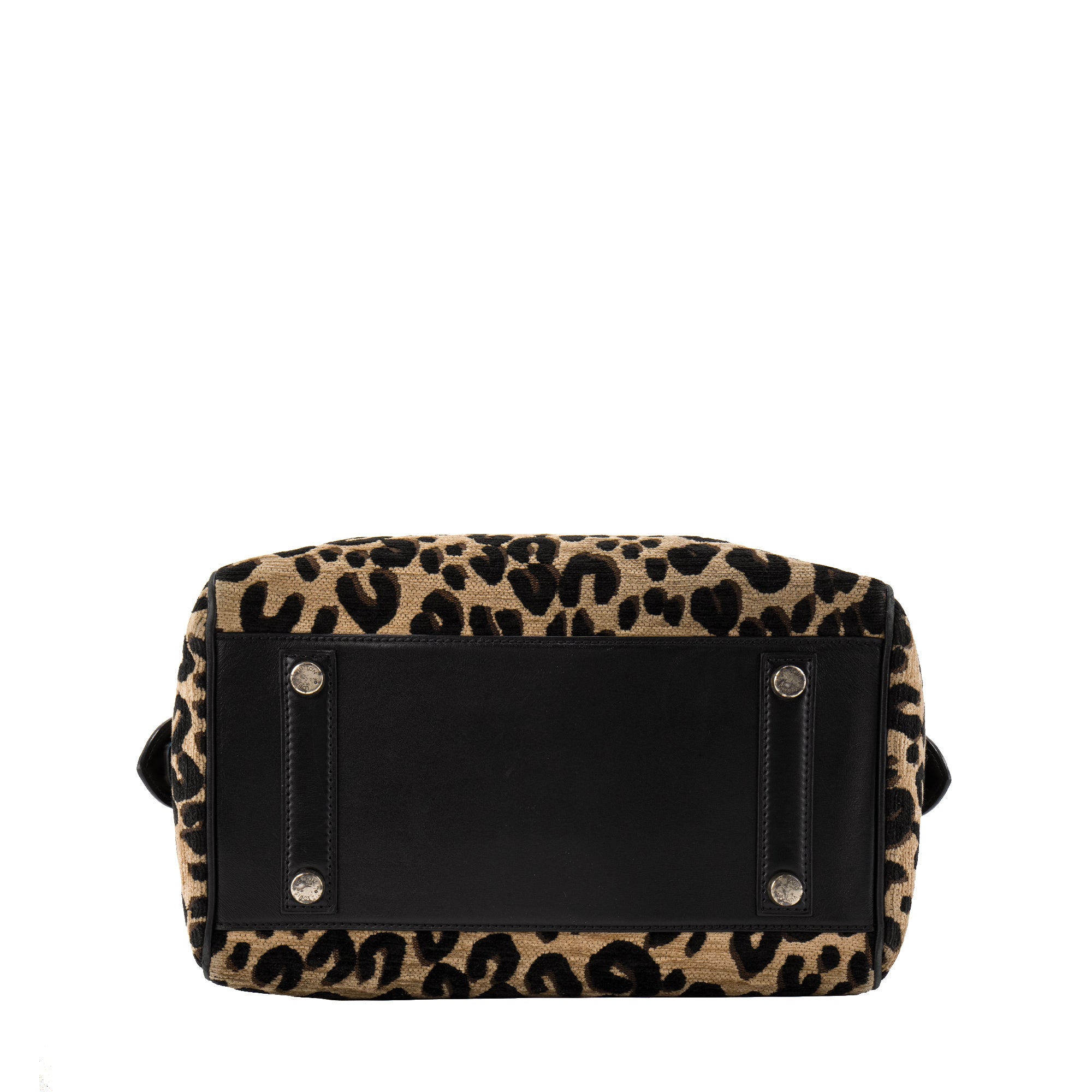 LOUIS VUITTON - Sac à main Speedy 30 Louis Vuitton x Stephen Sprouse en velours léopard édition limitée