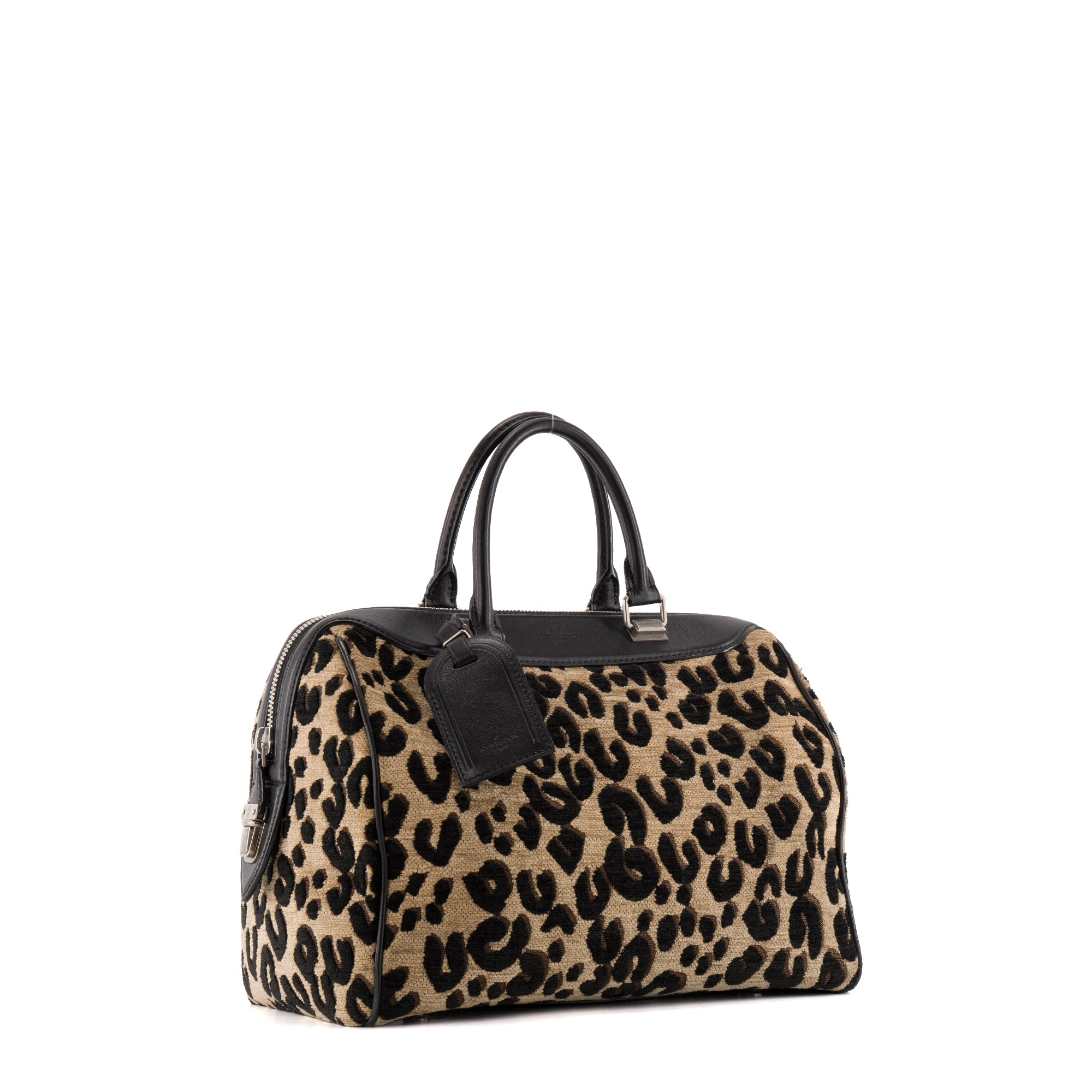 LOUIS VUITTON - Sac à main Speedy 30 Louis Vuitton x Stephen Sprouse en velours léopard édition limitée