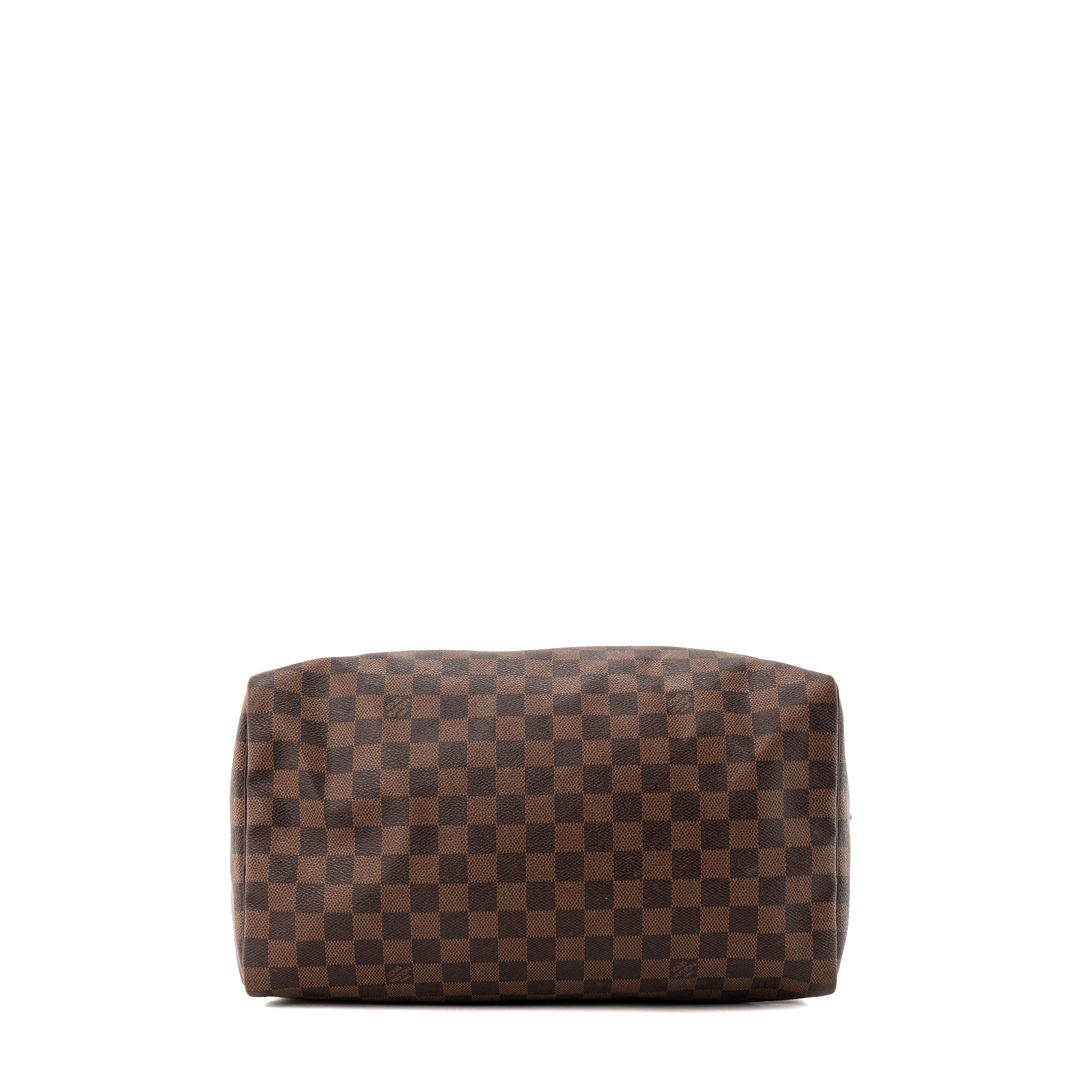 LOUIS VUITTON - Sac à main Speedy 35 Louis Vuitton en toile enduite damier ébène