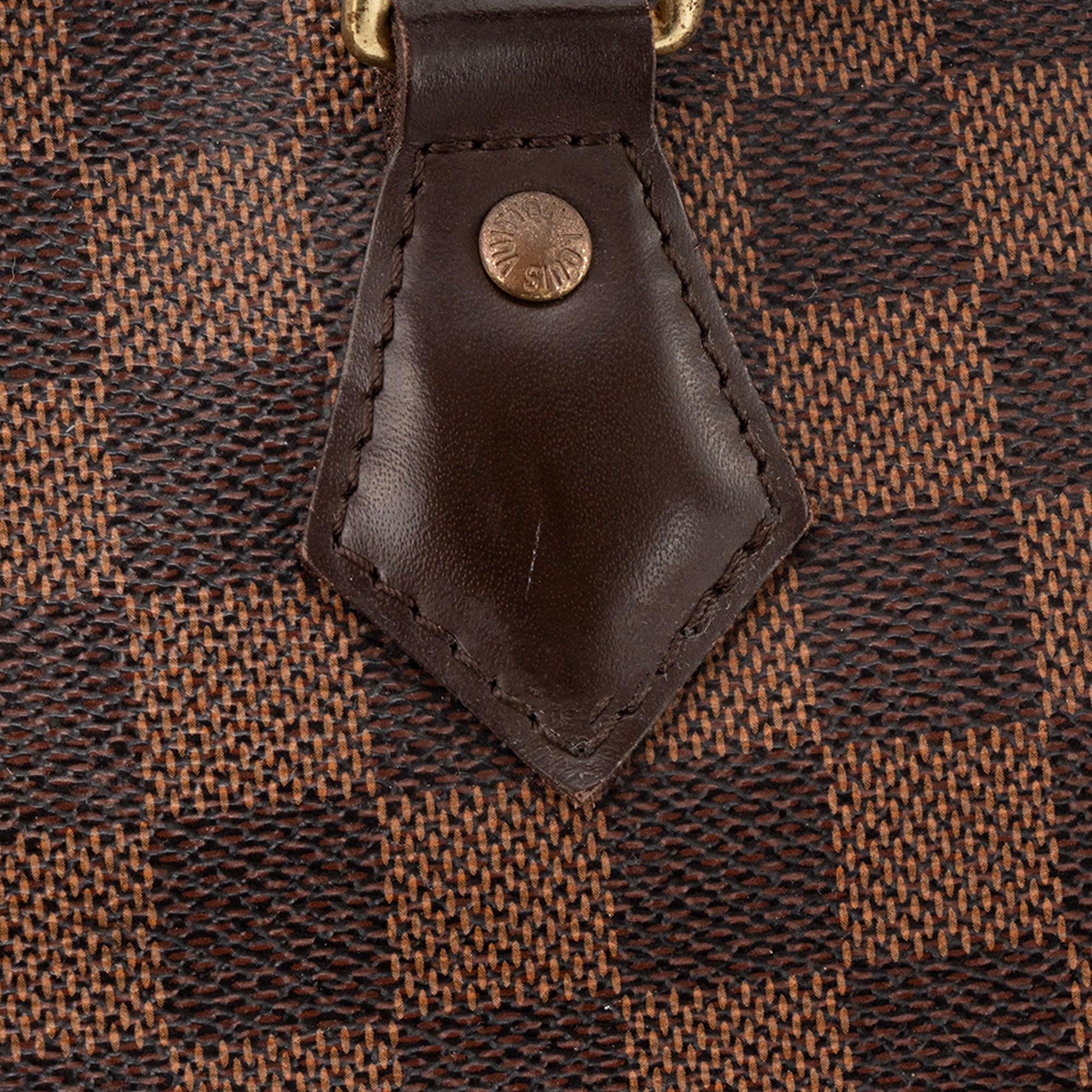 LOUIS VUITTON - Sac à main Speedy 35 Louis Vuitton en toile enduite damier ébène