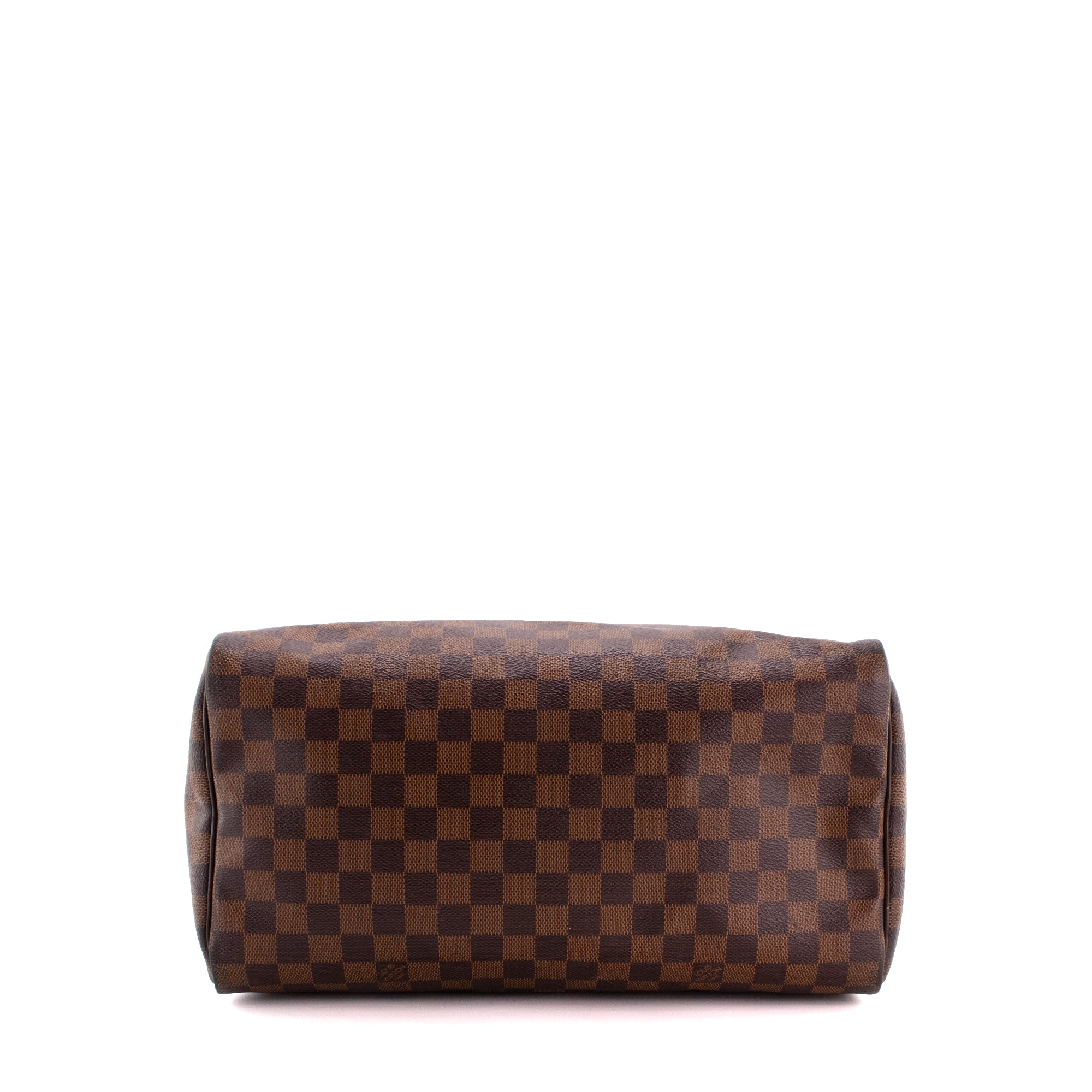 LOUIS VUITTON - Sac à main Speedy 35 Louis Vuitton en toile enduite damier ébène