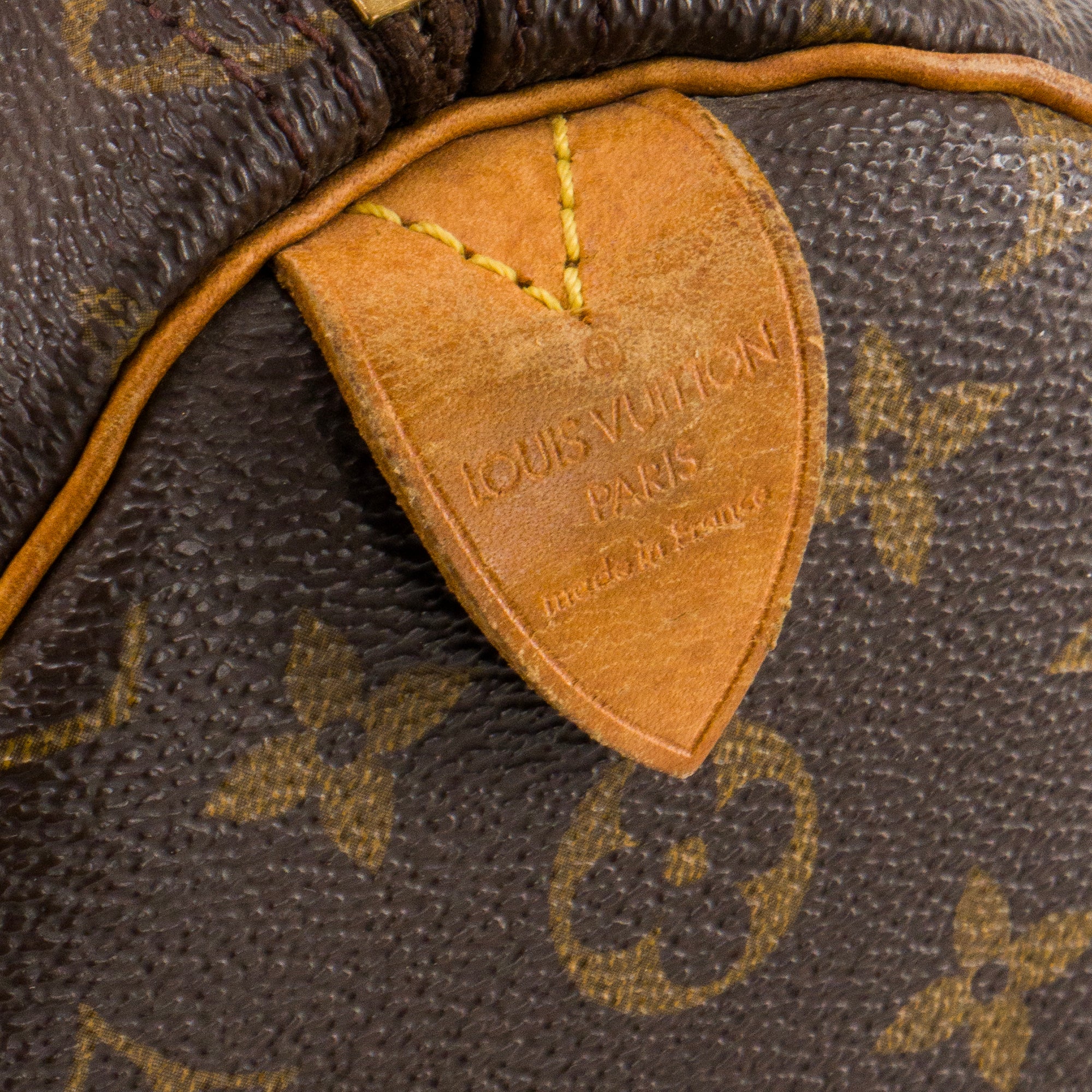 LOUIS VUITTON - Sac à main Speedy 35 Louis Vuitton en toile enduite monogrammée