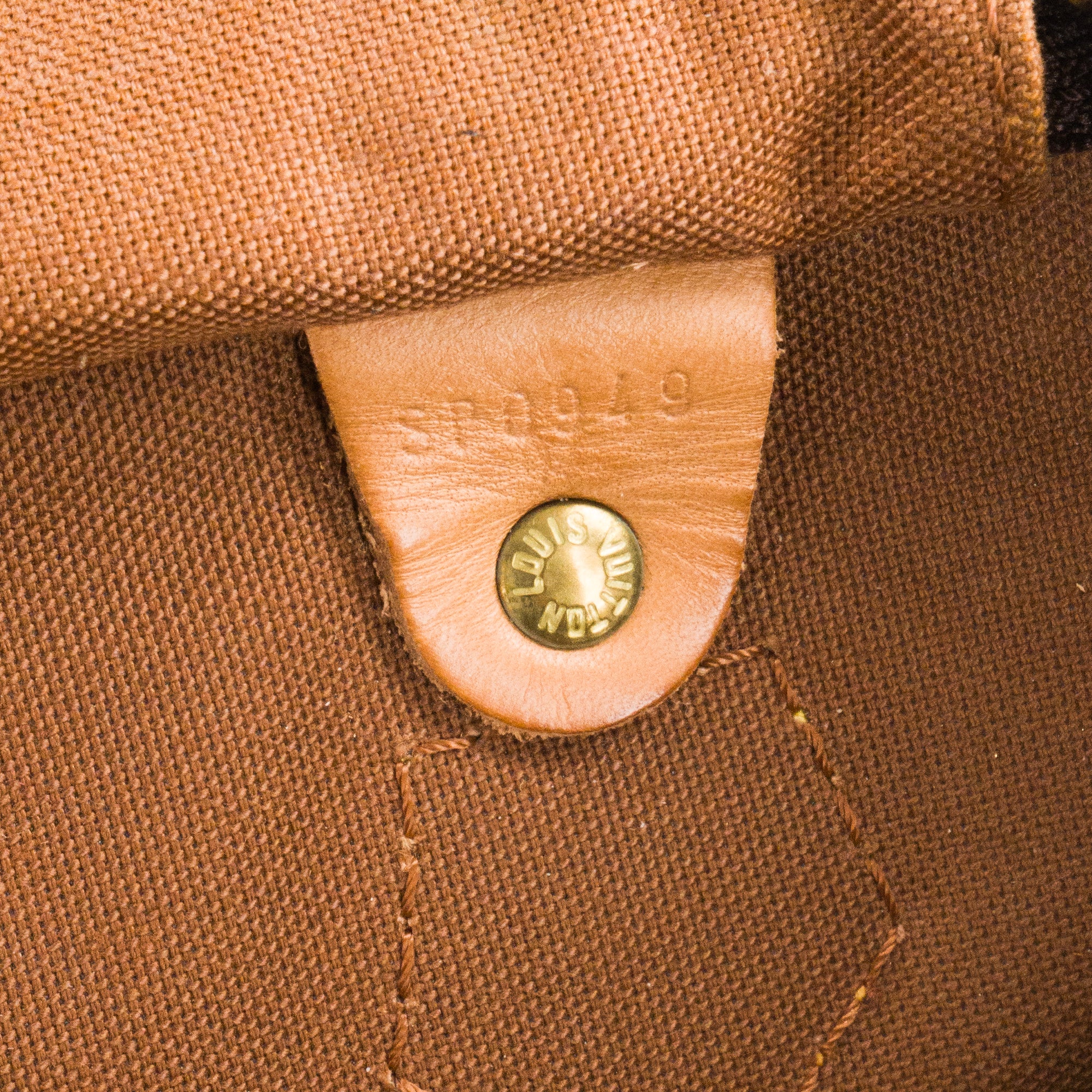 LOUIS VUITTON - Sac à main Speedy 35 Louis Vuitton en toile enduite monogrammée