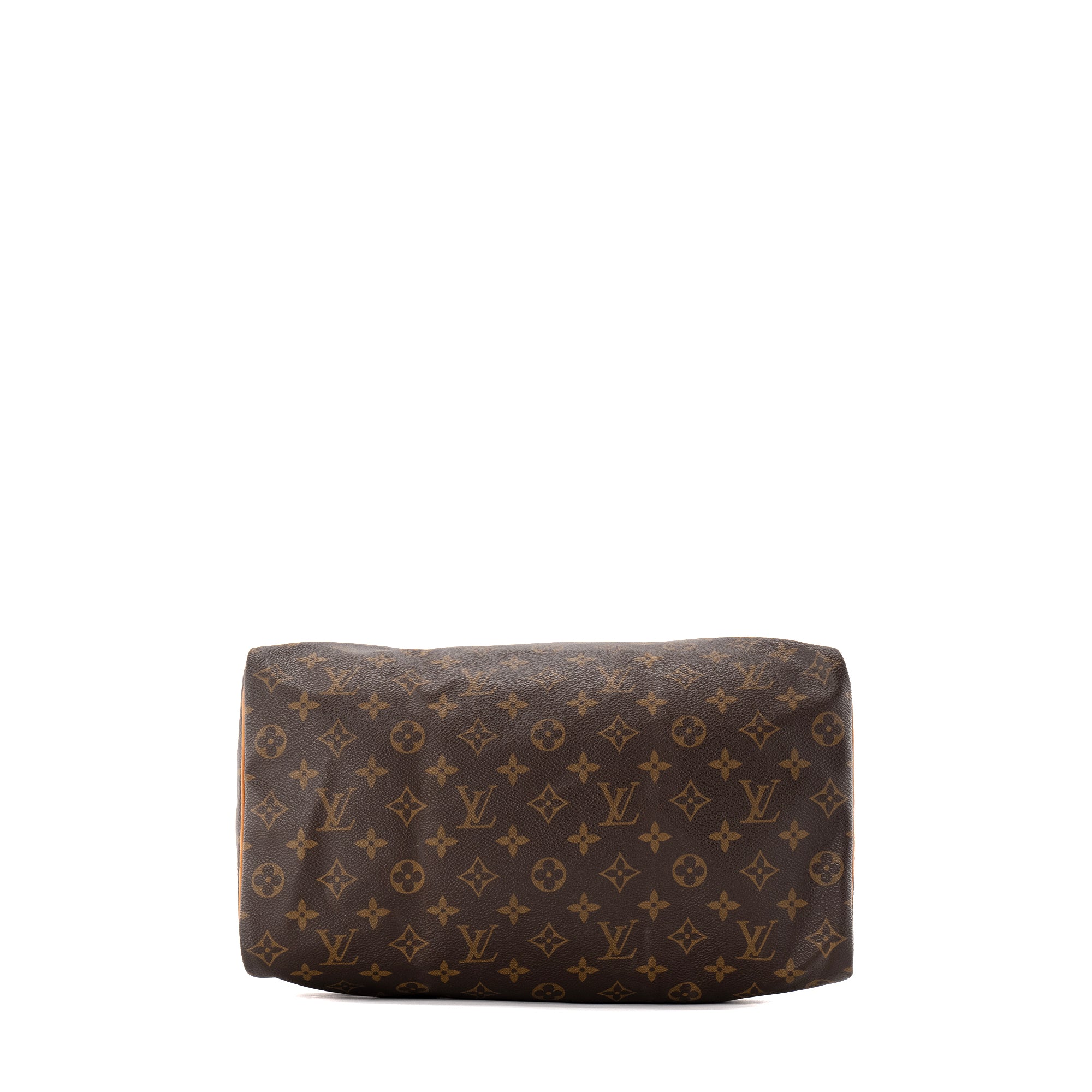 LOUIS VUITTON - Sac à main Speedy 35 Louis Vuitton en toile enduite monogrammée vintage