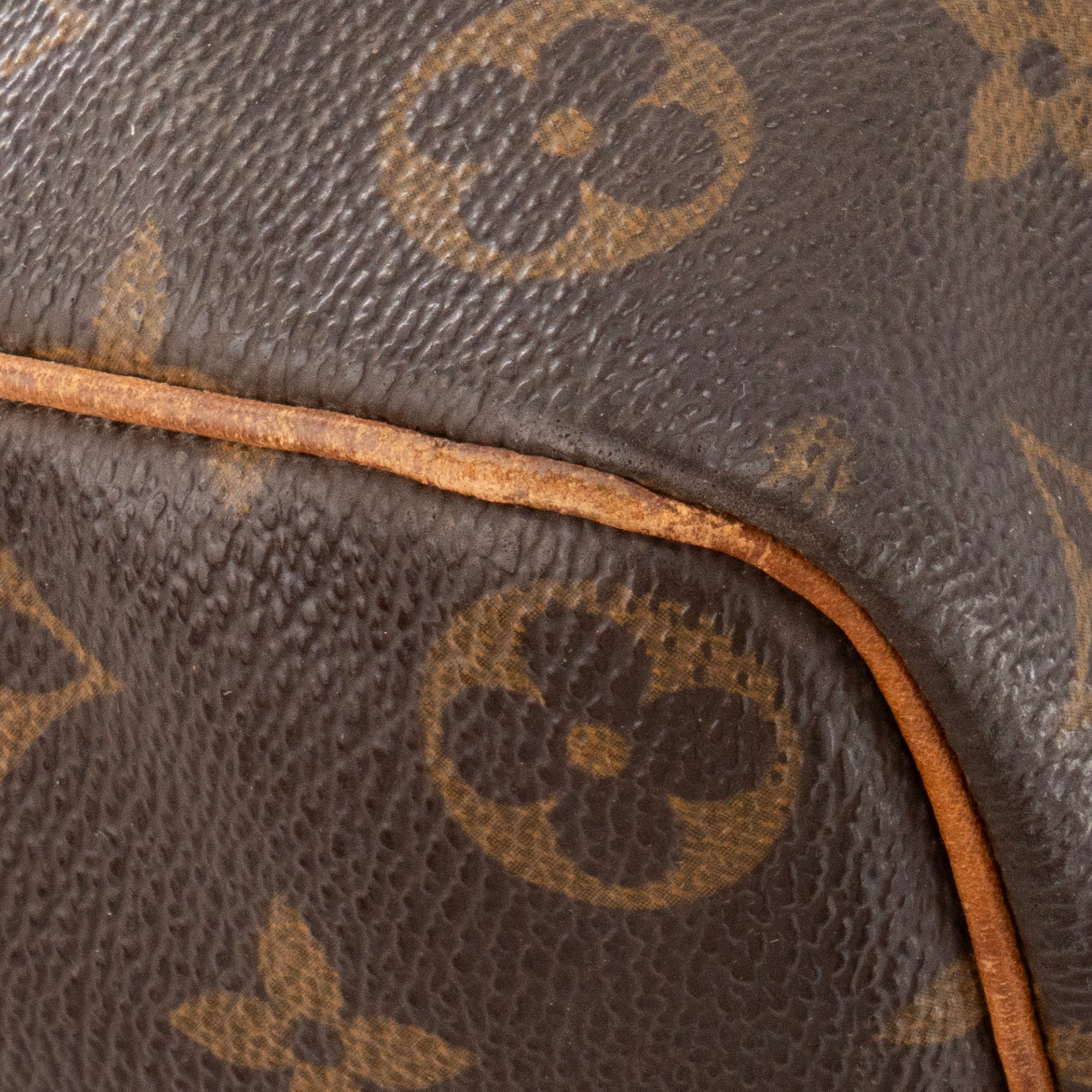 LOUIS VUITTON - Sac à main Speedy 35 Louis Vuitton en toile enduite monogrammée vintage