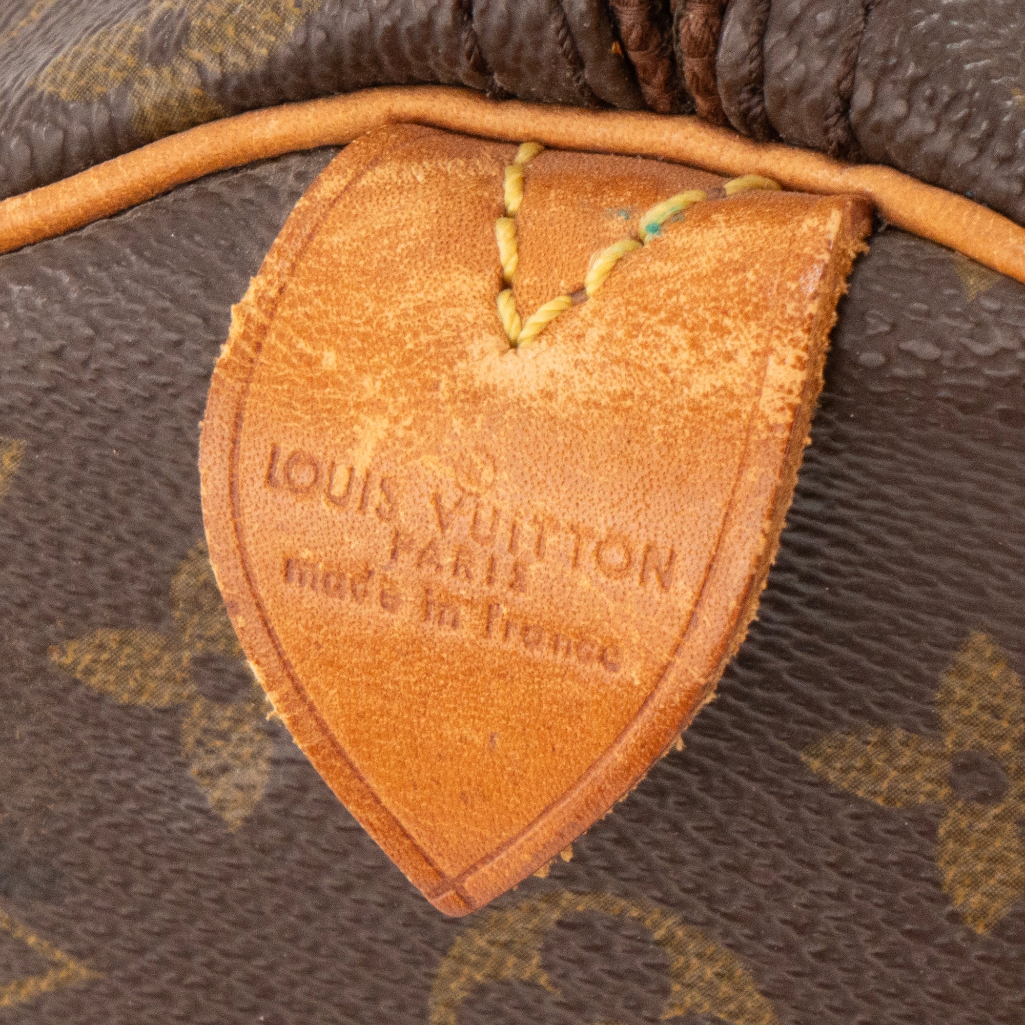 LOUIS VUITTON - Sac à main Speedy 35 Louis Vuitton en toile enduite monogrammée vintage