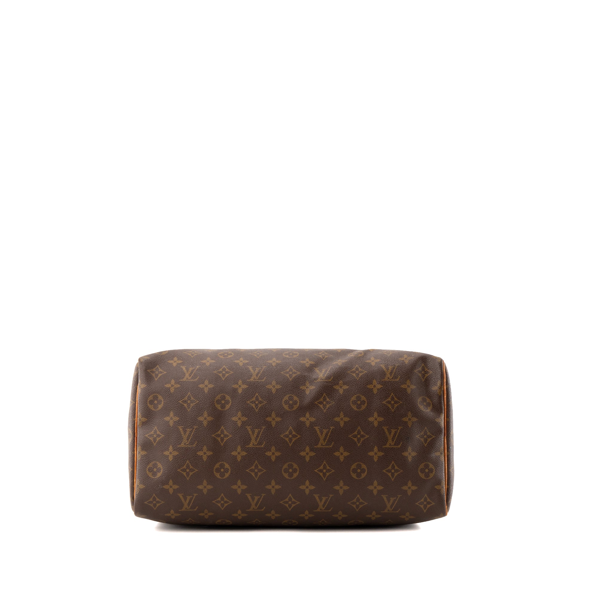 LOUIS VUITTON - Sac à main Speedy 35 Louis Vuitton en toile enduite monogrammée vintage