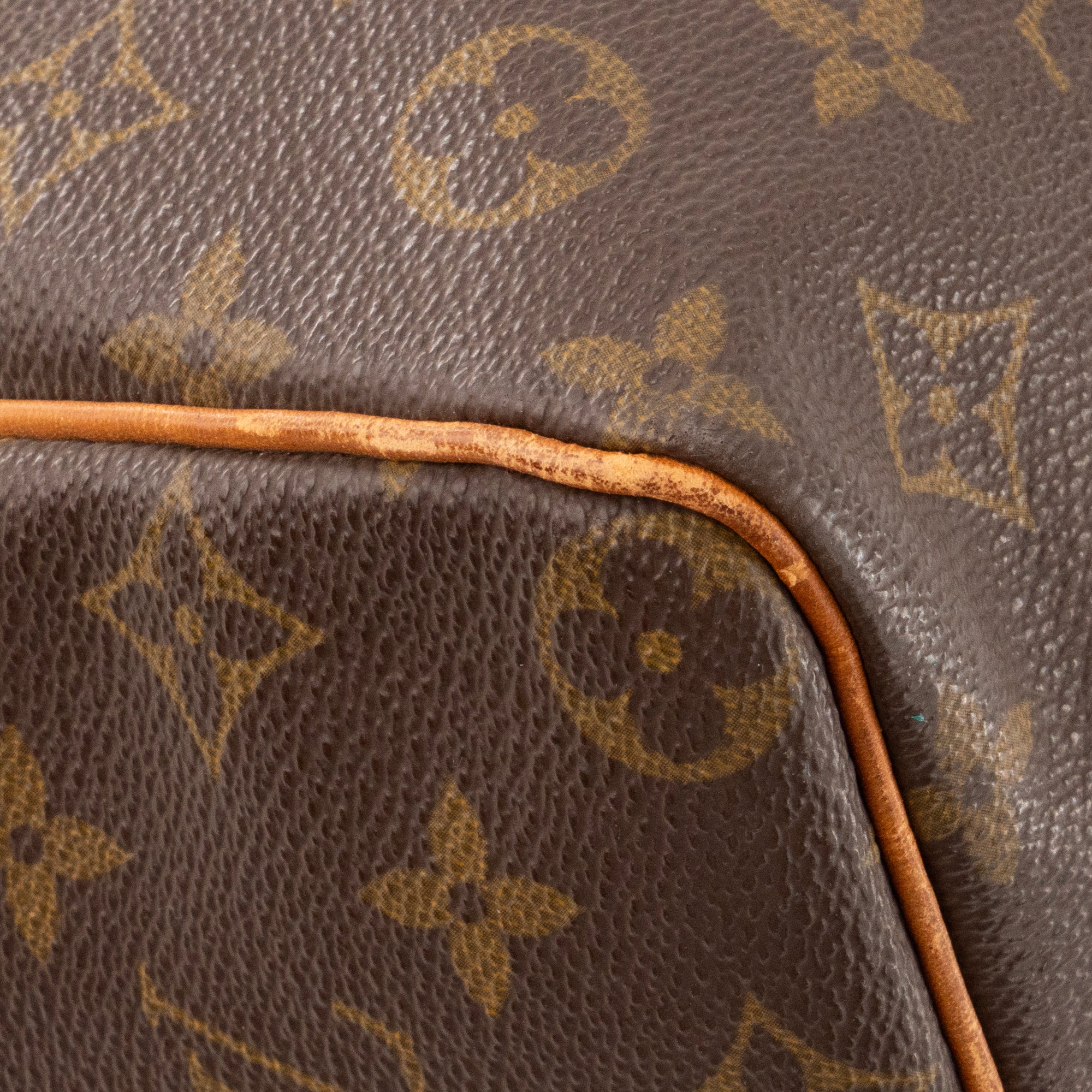 LOUIS VUITTON - Sac à main Speedy 35 Louis Vuitton en toile enduite monogrammée vintage