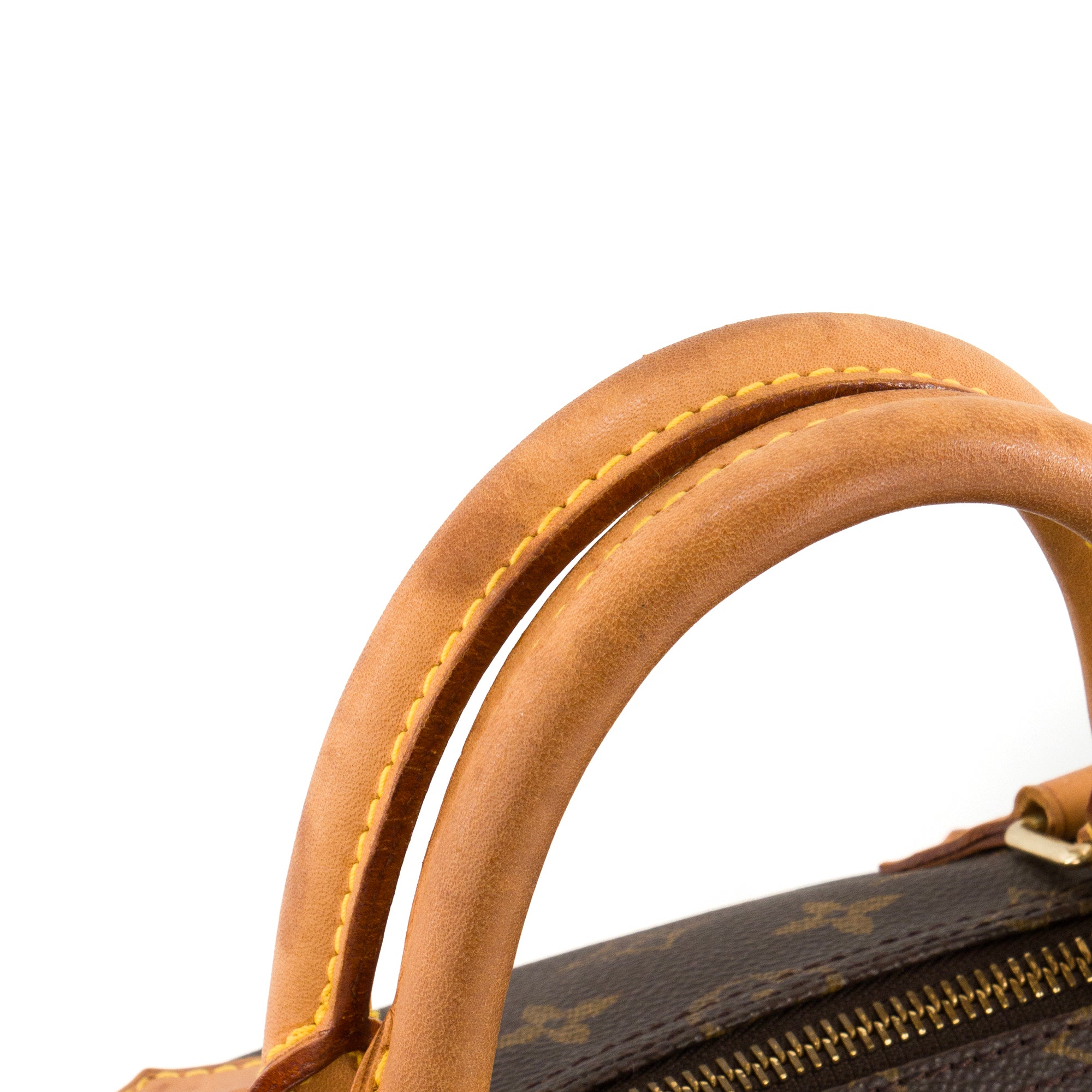 LOUIS VUITTON - Sac à main Speedy 35 Louis Vuitton en toile enduite monogrammée