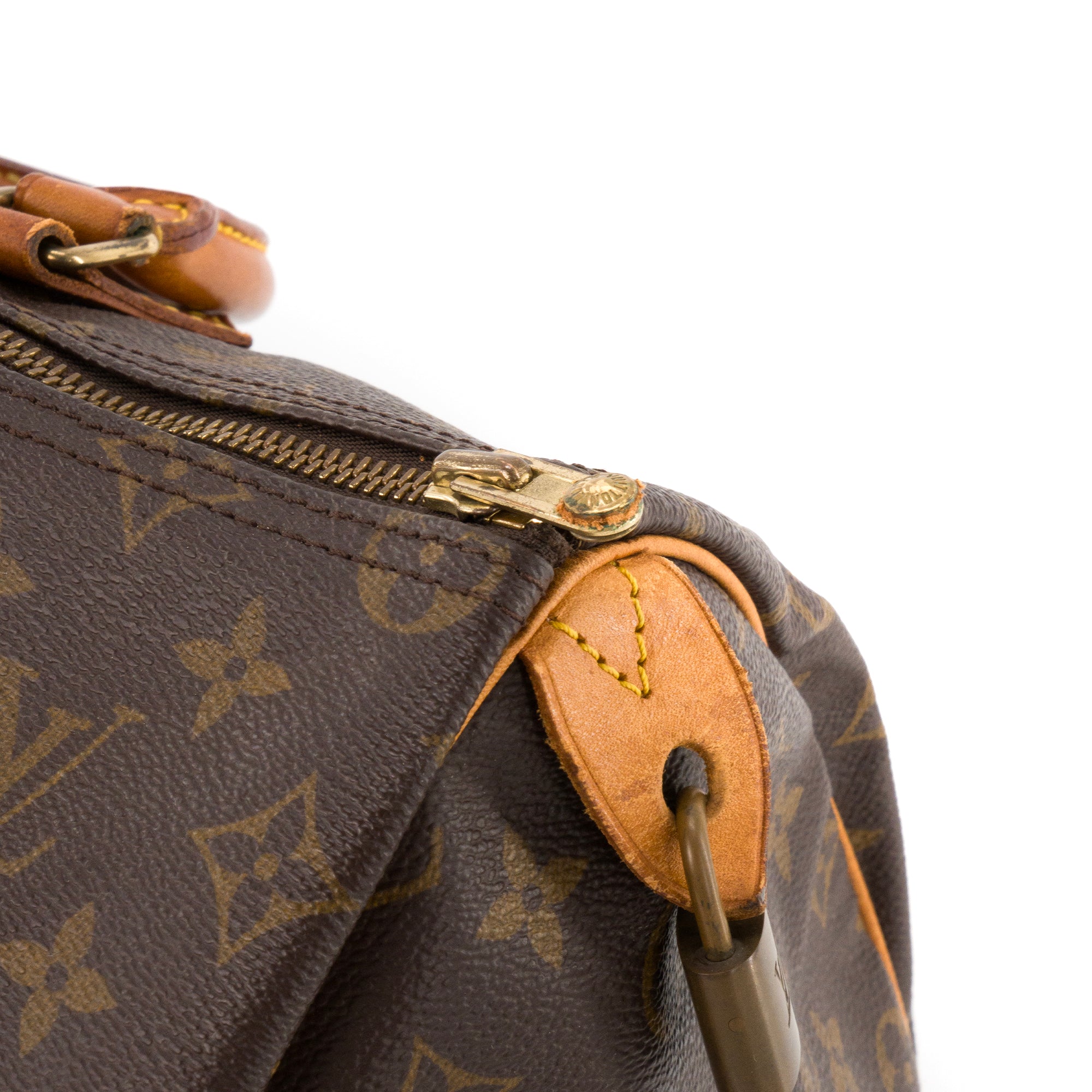 LOUIS VUITTON - Sac à main Speedy 35 Louis Vuitton en toile enduite monogrammée