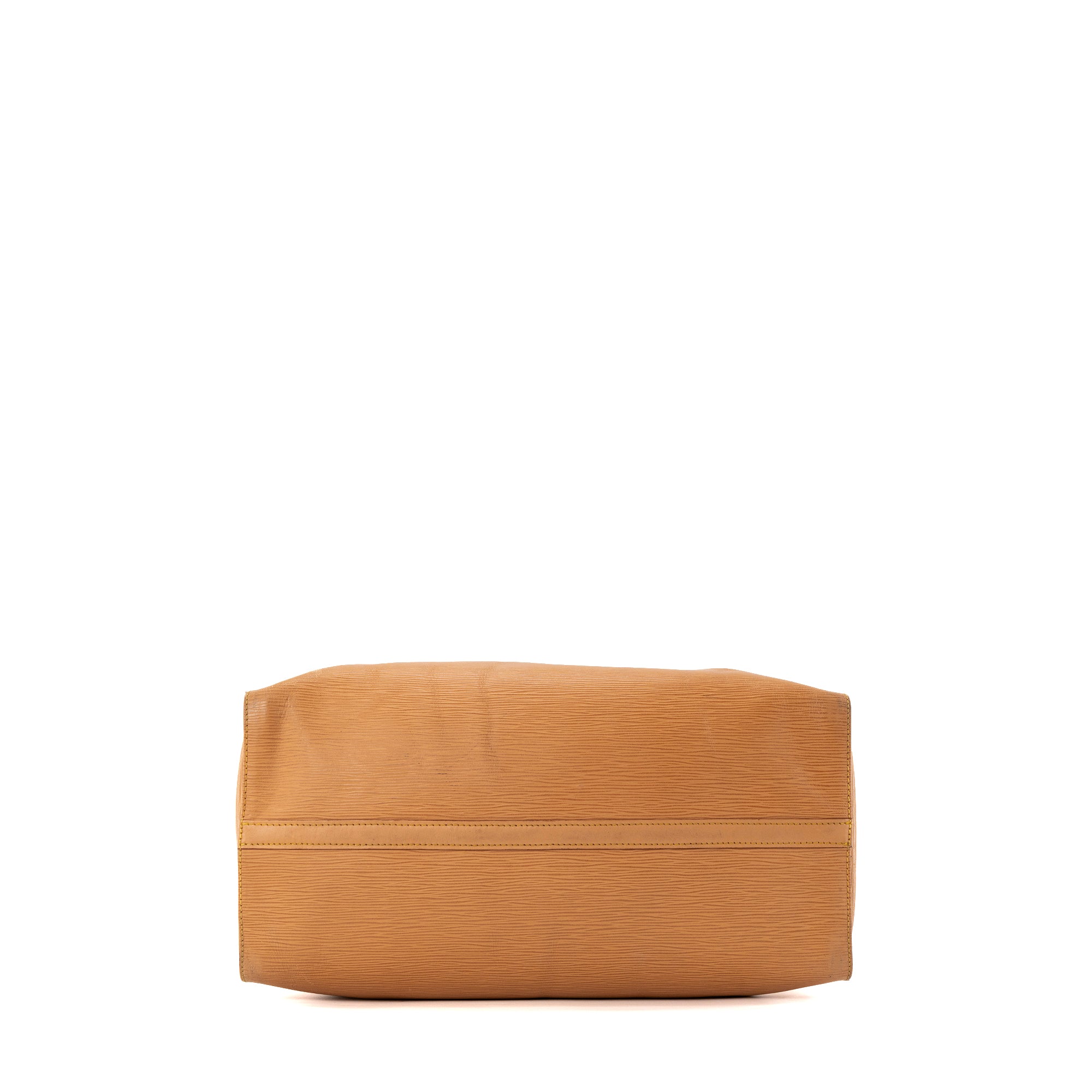 LOUIS VUITTON - Sac à main Speedy 40 Louis Vuitton en cuir épi beige vintage