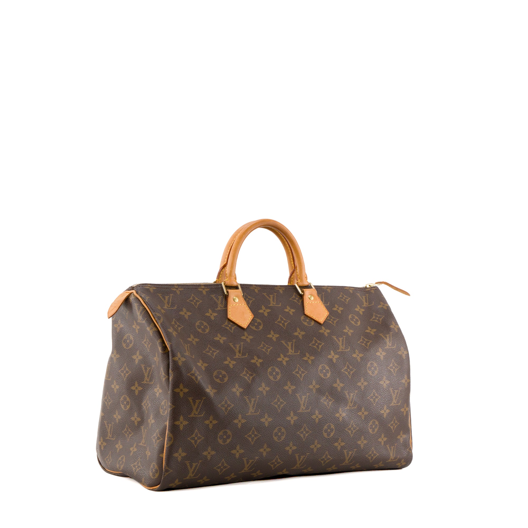 LOUIS VUITTON - Sac à main Speedy 40 Louis Vuitton en toile enduite monogrammée