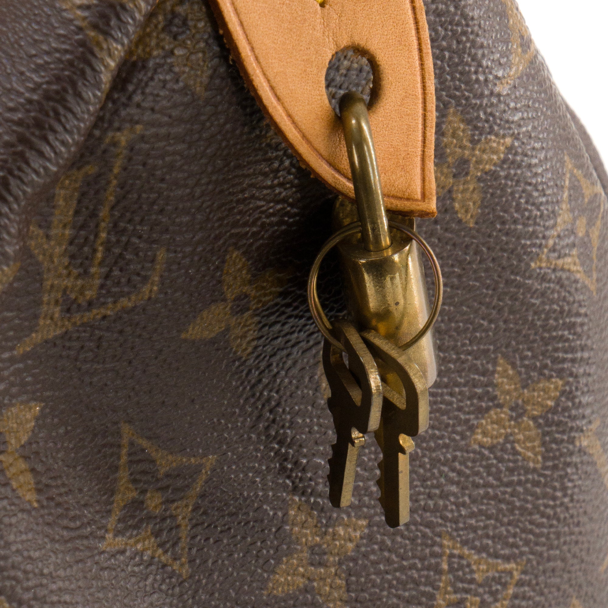 LOUIS VUITTON - Sac à main Speedy 40 Louis Vuitton en toile enduite monogrammée