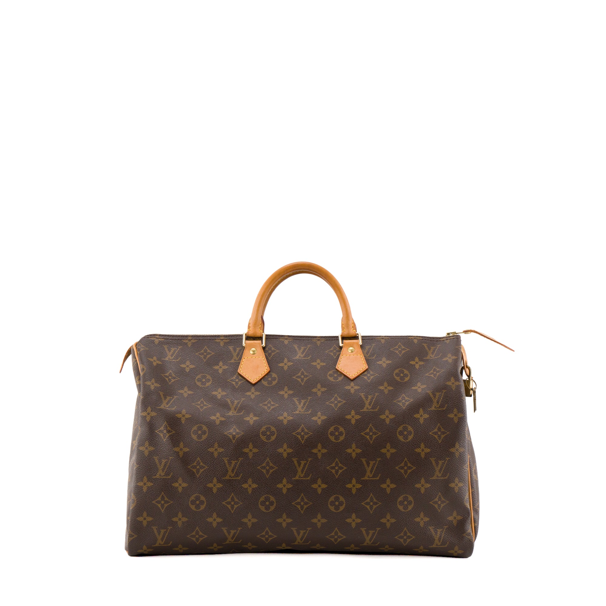 LOUIS VUITTON - Sac à main Speedy 40 Louis Vuitton en toile enduite monogrammée