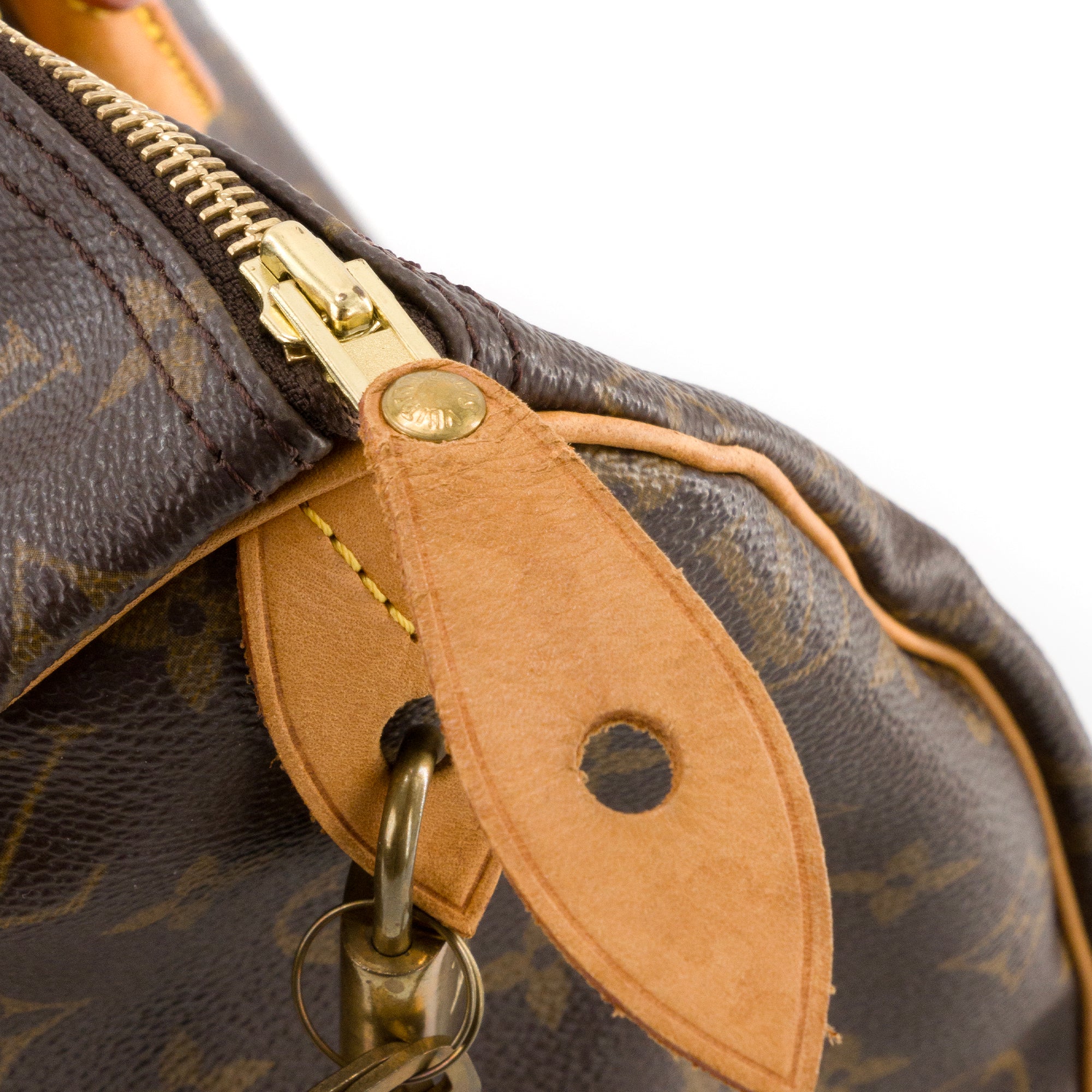 LOUIS VUITTON - Sac à main Speedy 40 Louis Vuitton en toile enduite monogrammée