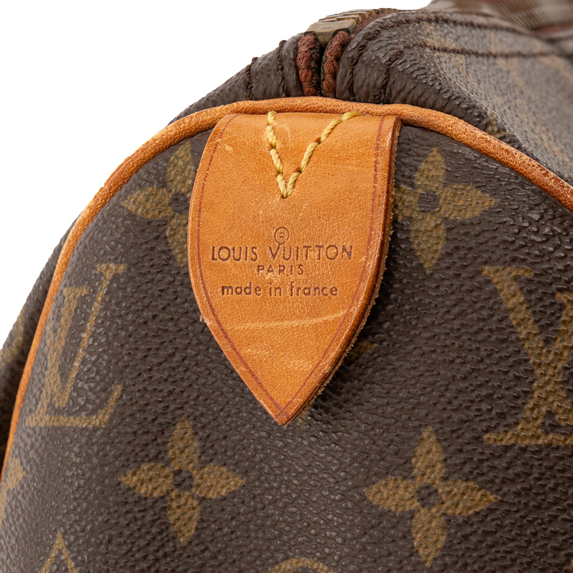 LOUIS VUITTON - Sac à main Speedy 40 Louis Vuitton en toile enduite monogrammée vintage