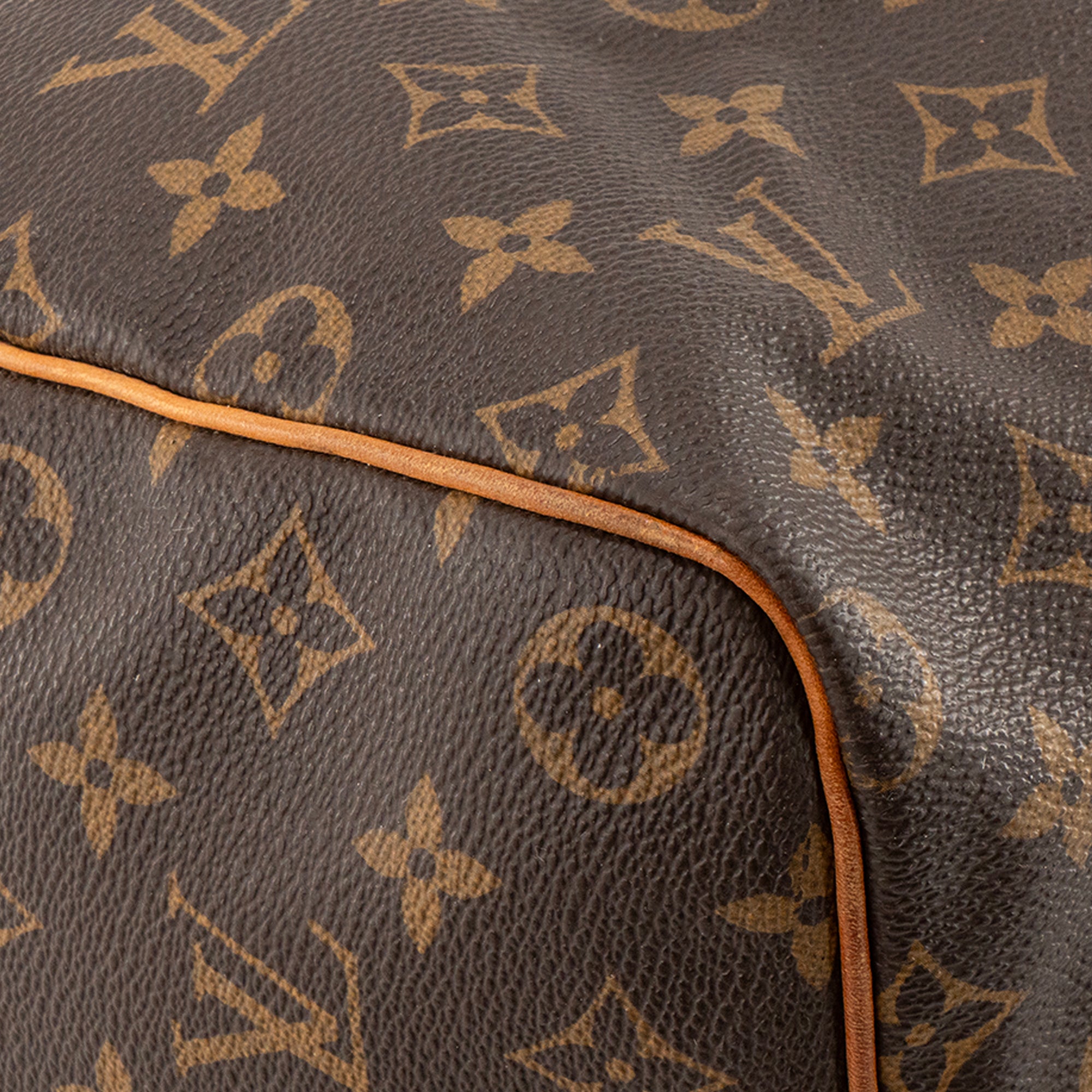 LOUIS VUITTON - Sac à main Speedy 40 Louis Vuitton en toile enduite monogrammée vintage