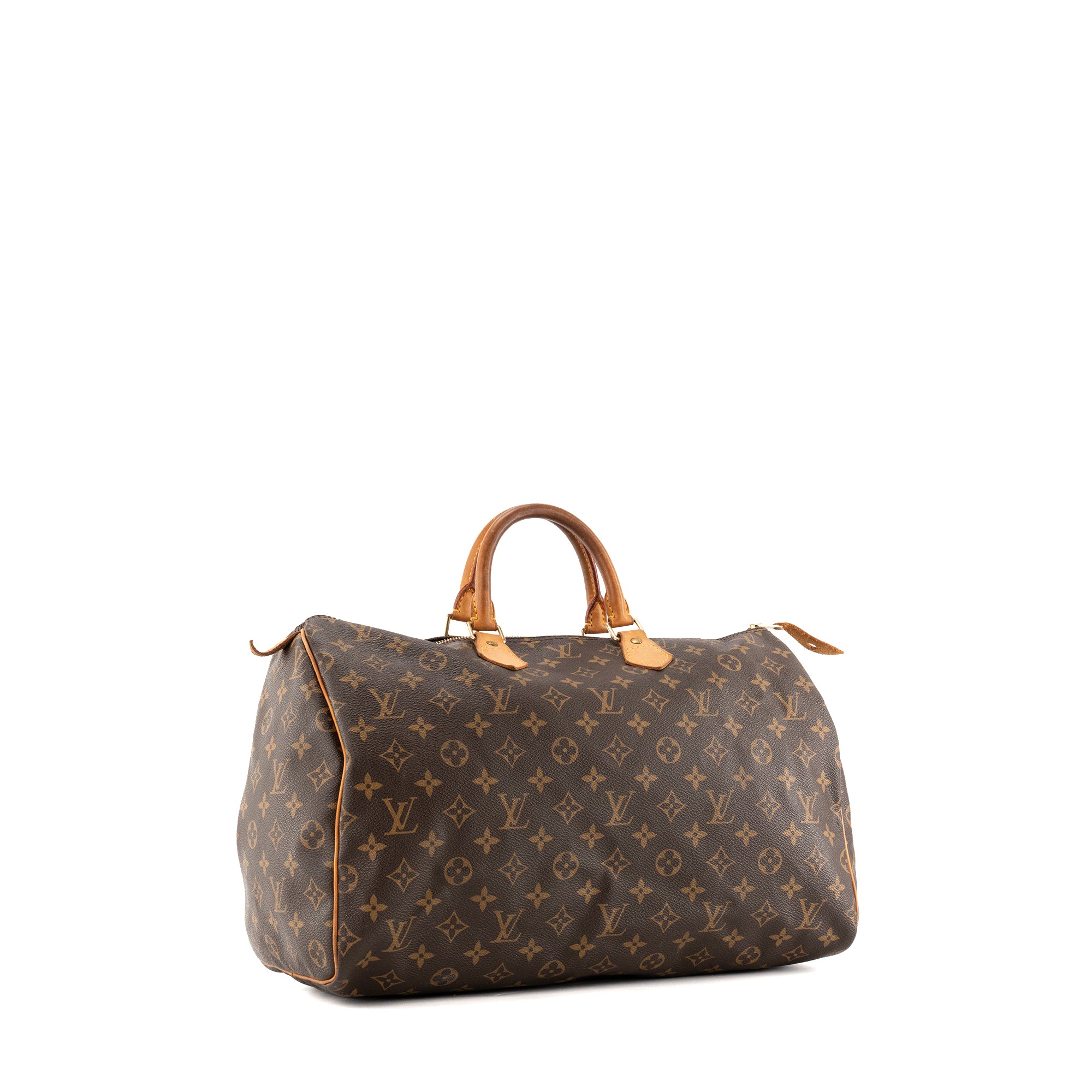 LOUIS VUITTON - Sac à main Speedy 40 Louis Vuitton en toile enduite monogrammée vintage