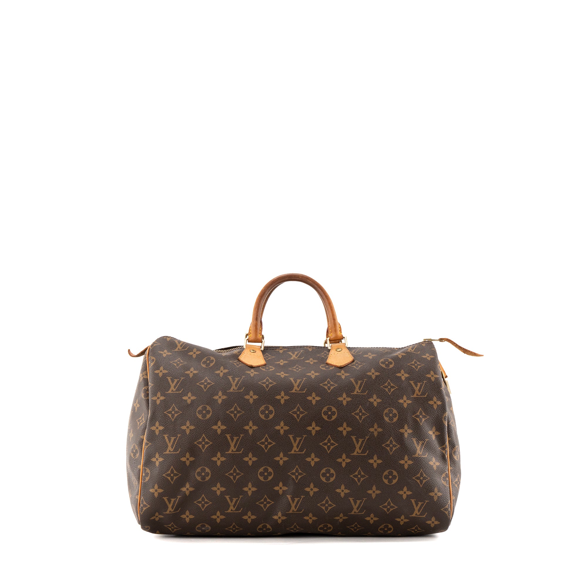LOUIS VUITTON - Sac à main Speedy 40 Louis Vuitton en toile enduite monogrammée vintage
