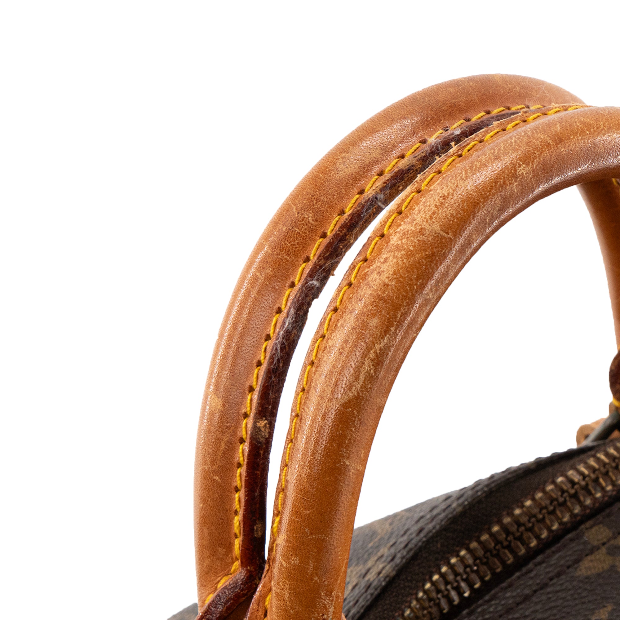 LOUIS VUITTON - Sac à main Speedy 40 Louis Vuitton en toile enduite monogrammée vintage
