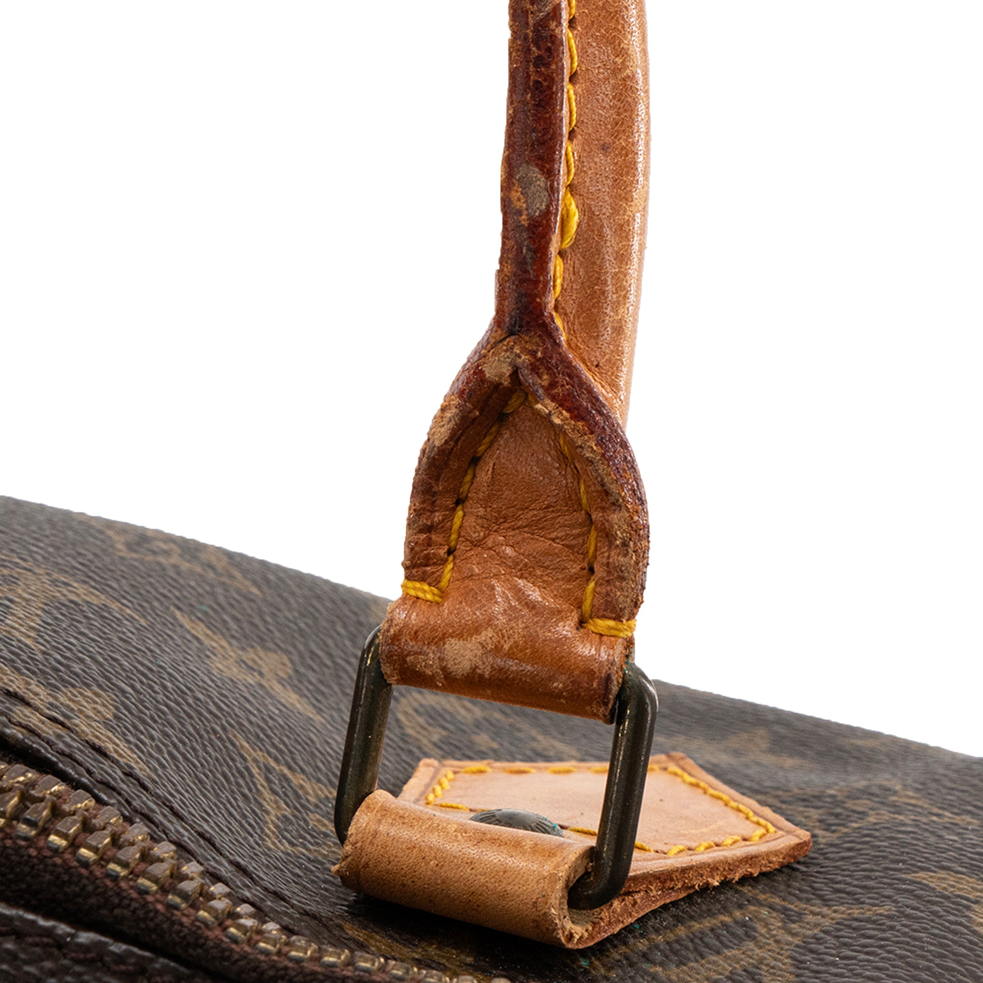 LOUIS VUITTON - Sac à main Speedy 40 Louis Vuitton en toile enduite monogrammée vintage