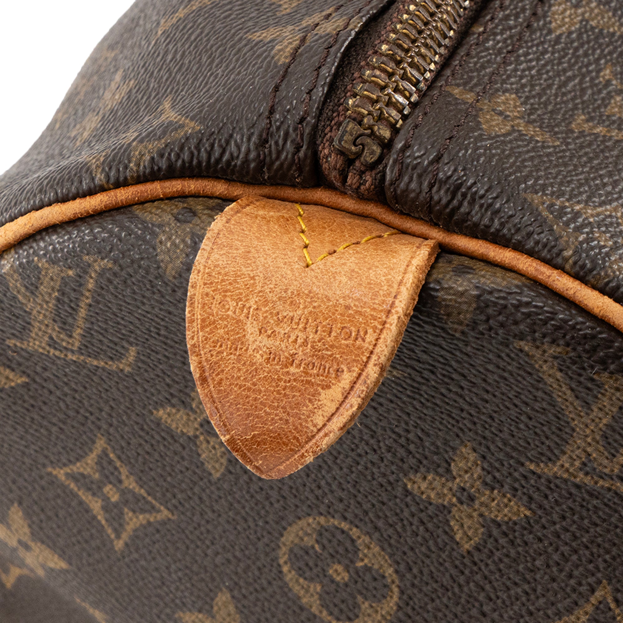 LOUIS VUITTON - Sac à main Speedy 40 Louis Vuitton en toile enduite monogrammée vintage