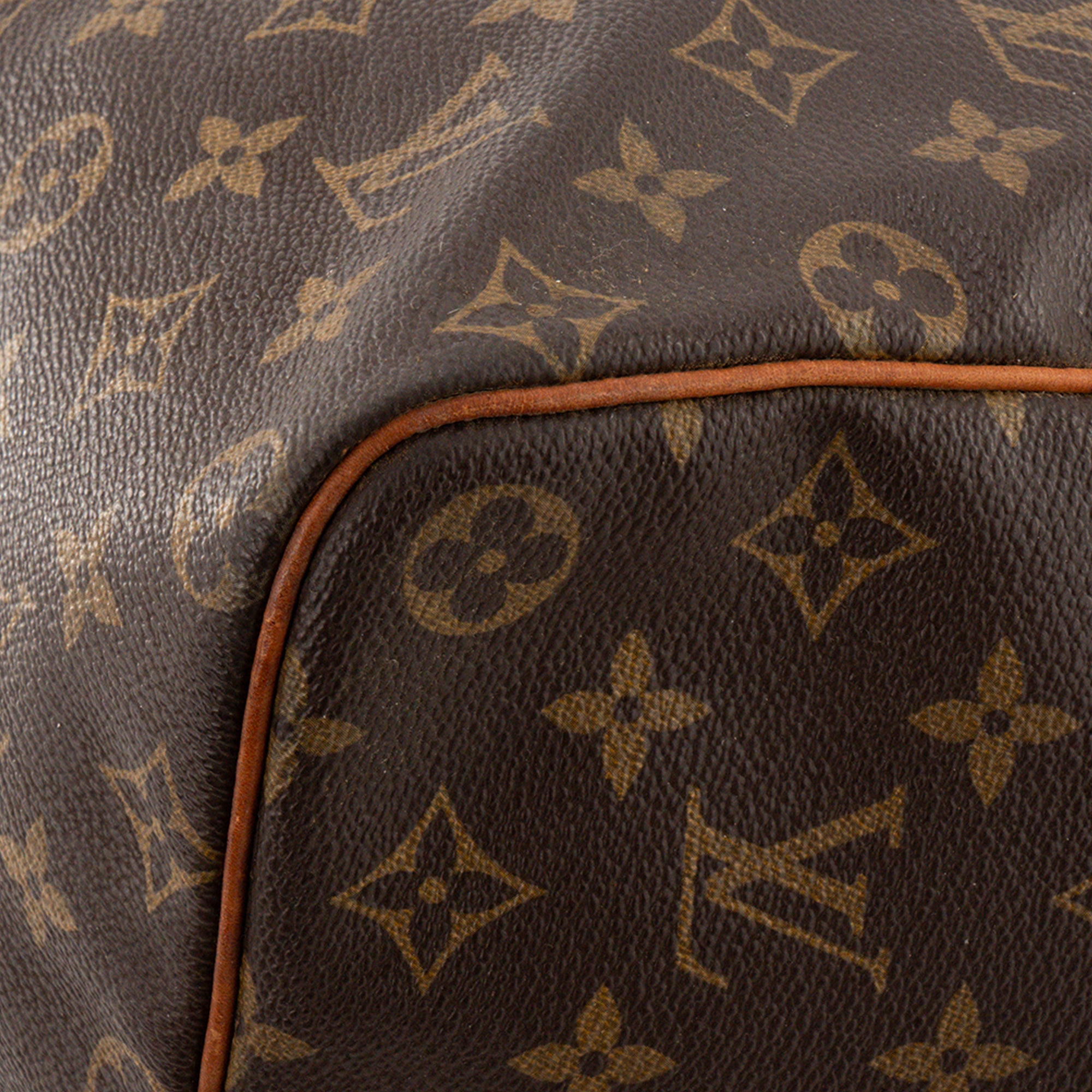 LOUIS VUITTON - Sac à main Speedy 40 Louis Vuitton en toile enduite monogrammée vintage