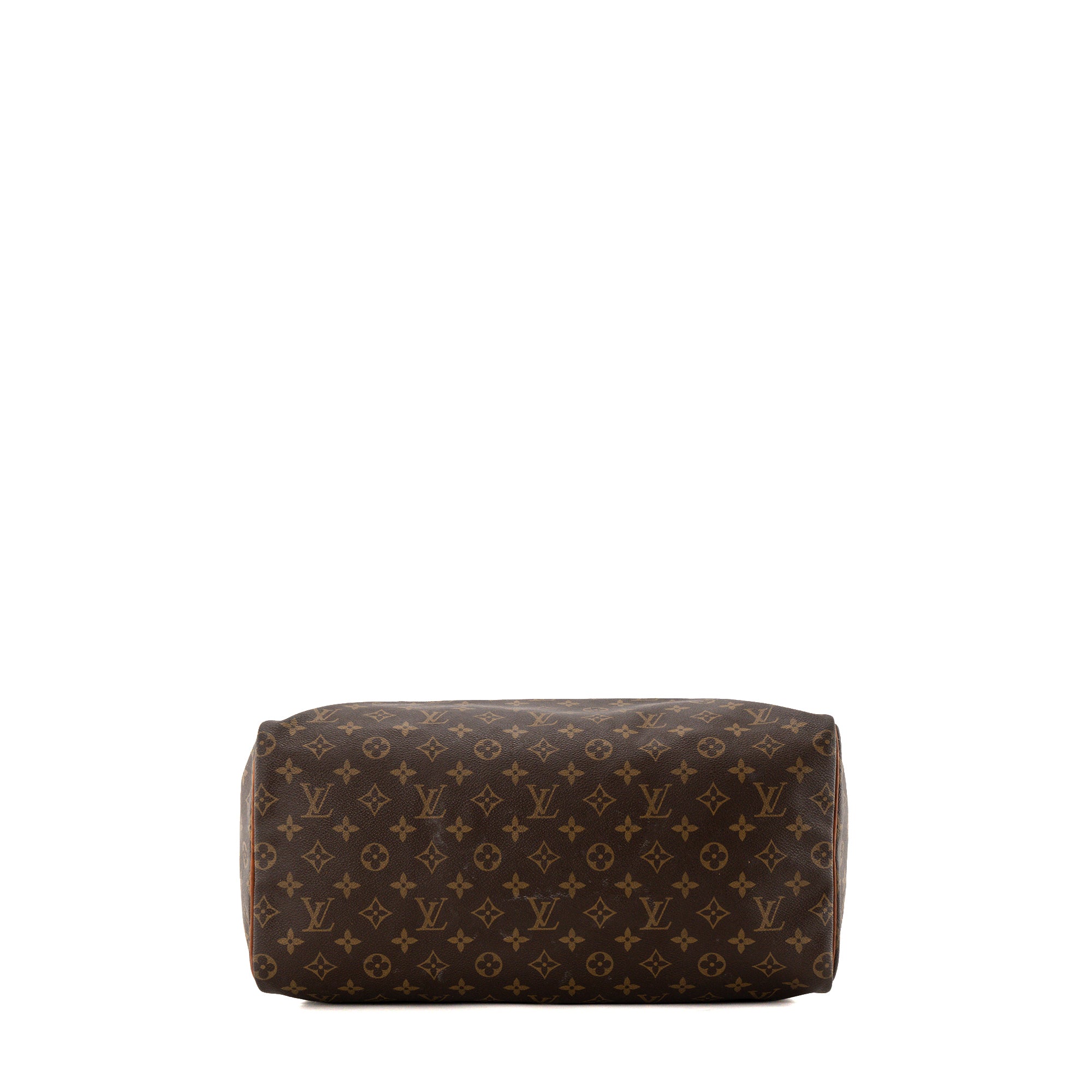 LOUIS VUITTON - Sac à main Speedy 40 Louis Vuitton en toile enduite monogrammée vintage