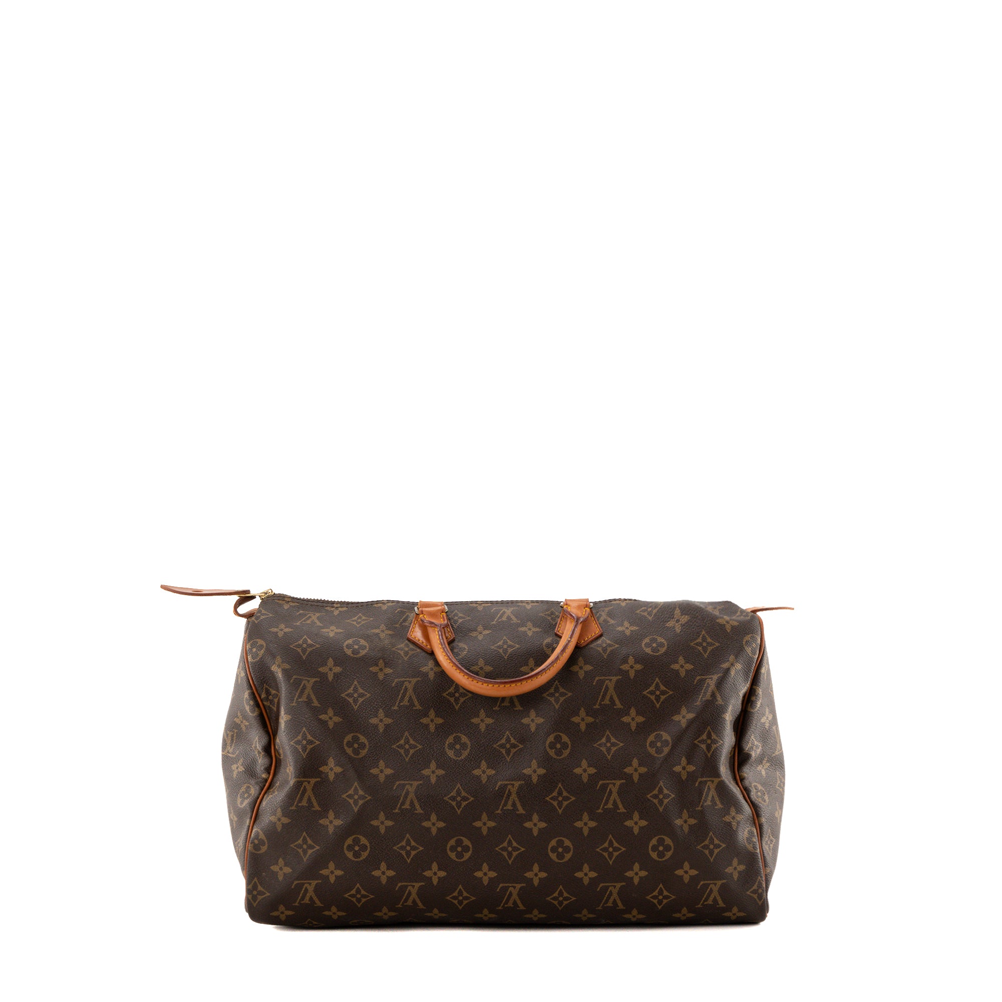 LOUIS VUITTON - Sac à main Speedy 40 Louis Vuitton en toile enduite monogrammée vintage