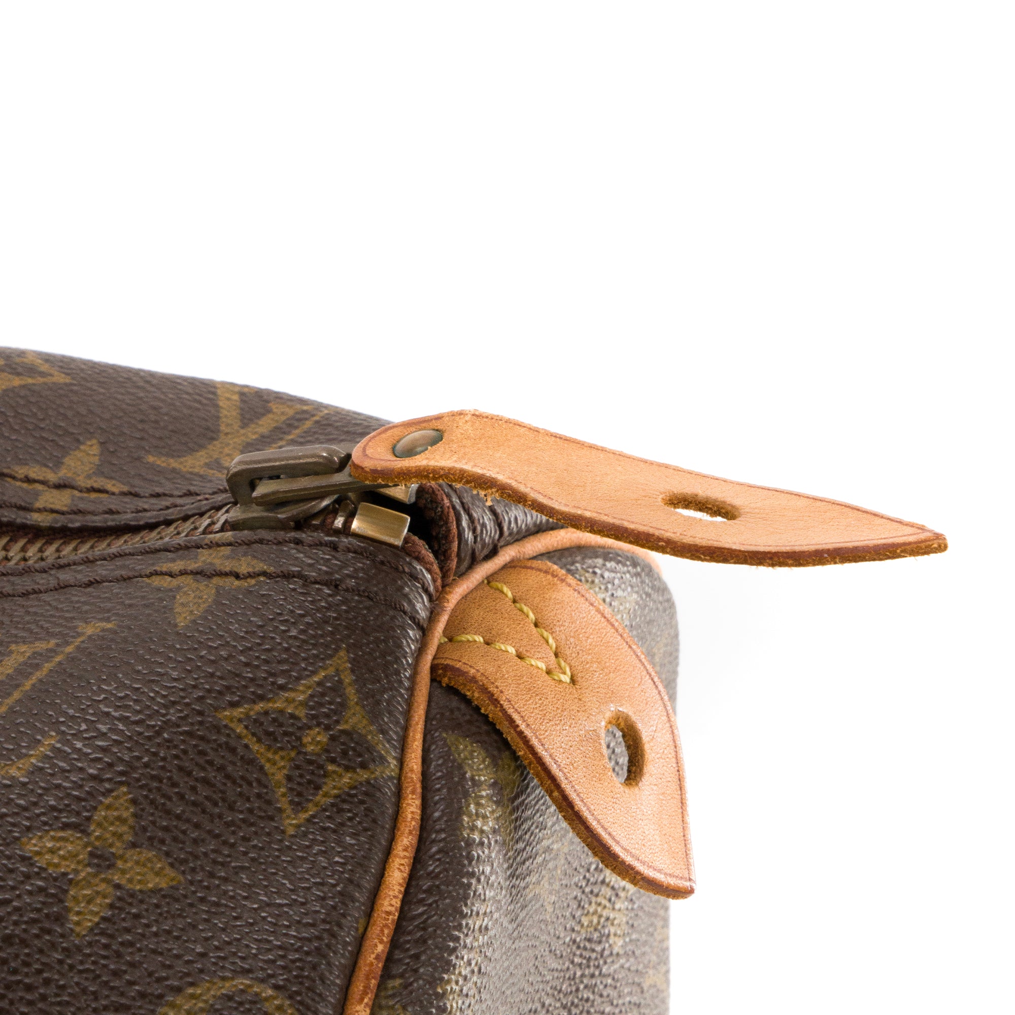 LOUIS VUITTON - Sac à main Speedy 40 Louis Vuitton en toile enduite monogrammée vintage