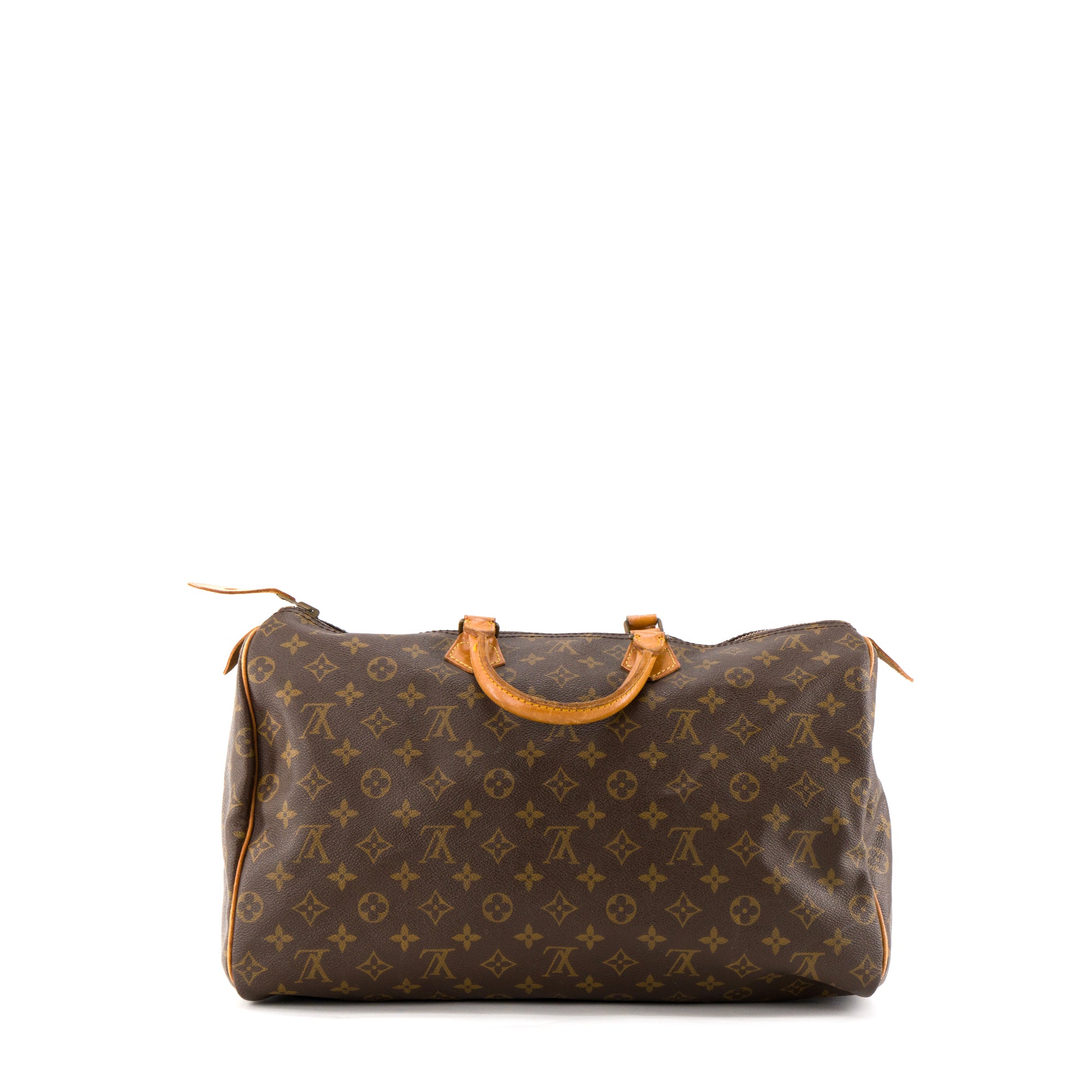 LOUIS VUITTON - Sac à main Speedy 40 Louis Vuitton en toile enduite monogrammée vintage