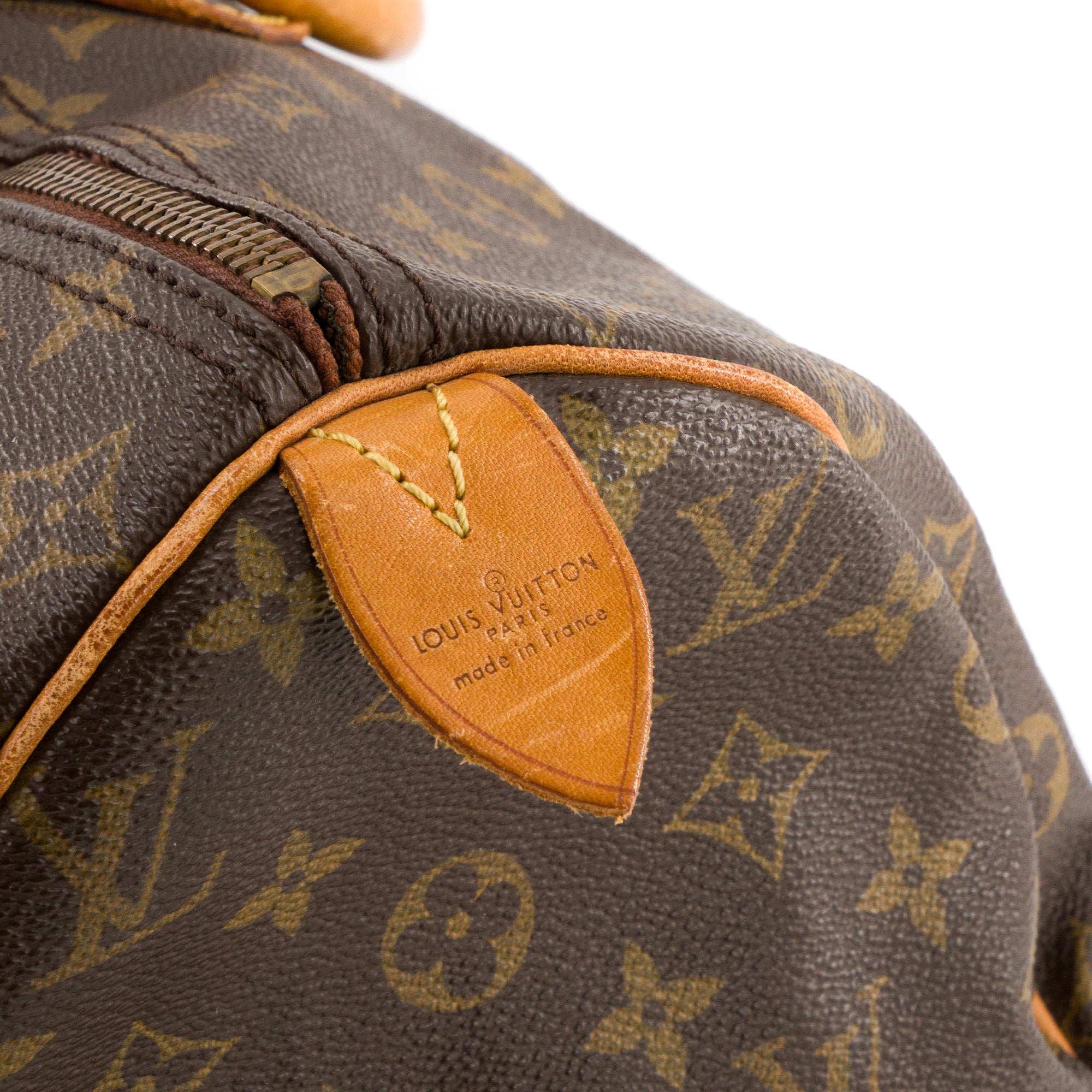 LOUIS VUITTON - Sac à main Speedy 40 Louis Vuitton en toile enduite monogrammée vintage