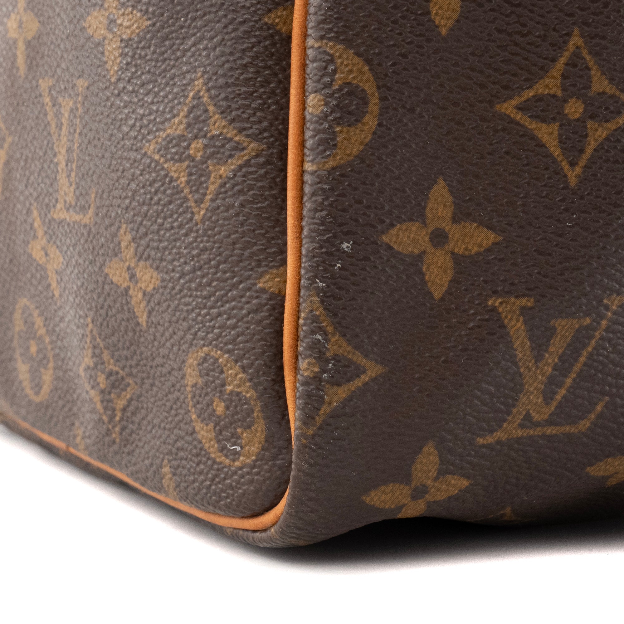 LOUIS VUITTON - Sac à main Speedy 40 Louis Vuitton en toile enduite monogrammée vintage