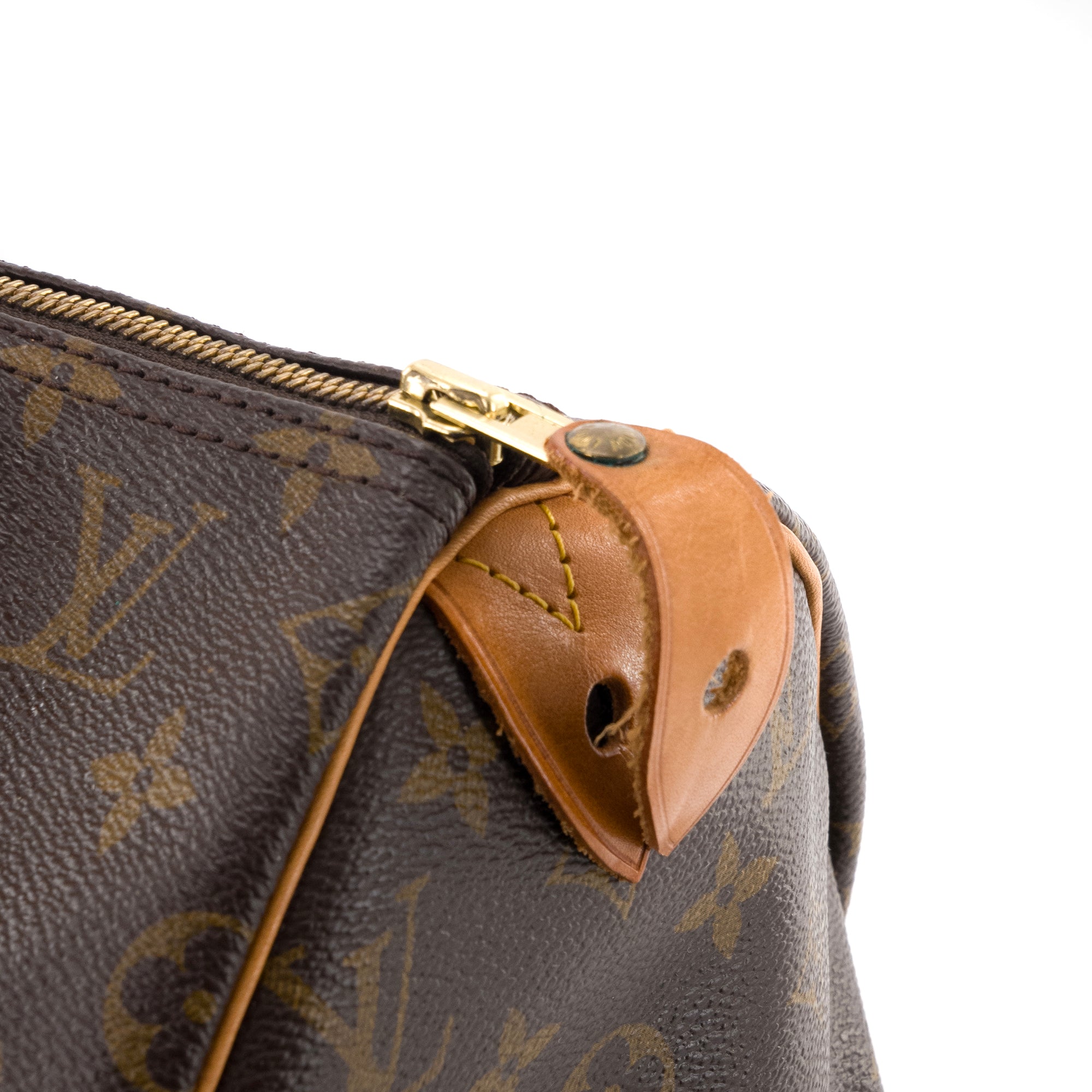 LOUIS VUITTON - Sac à main Speedy 40 Louis Vuitton en toile monogrammée vintage