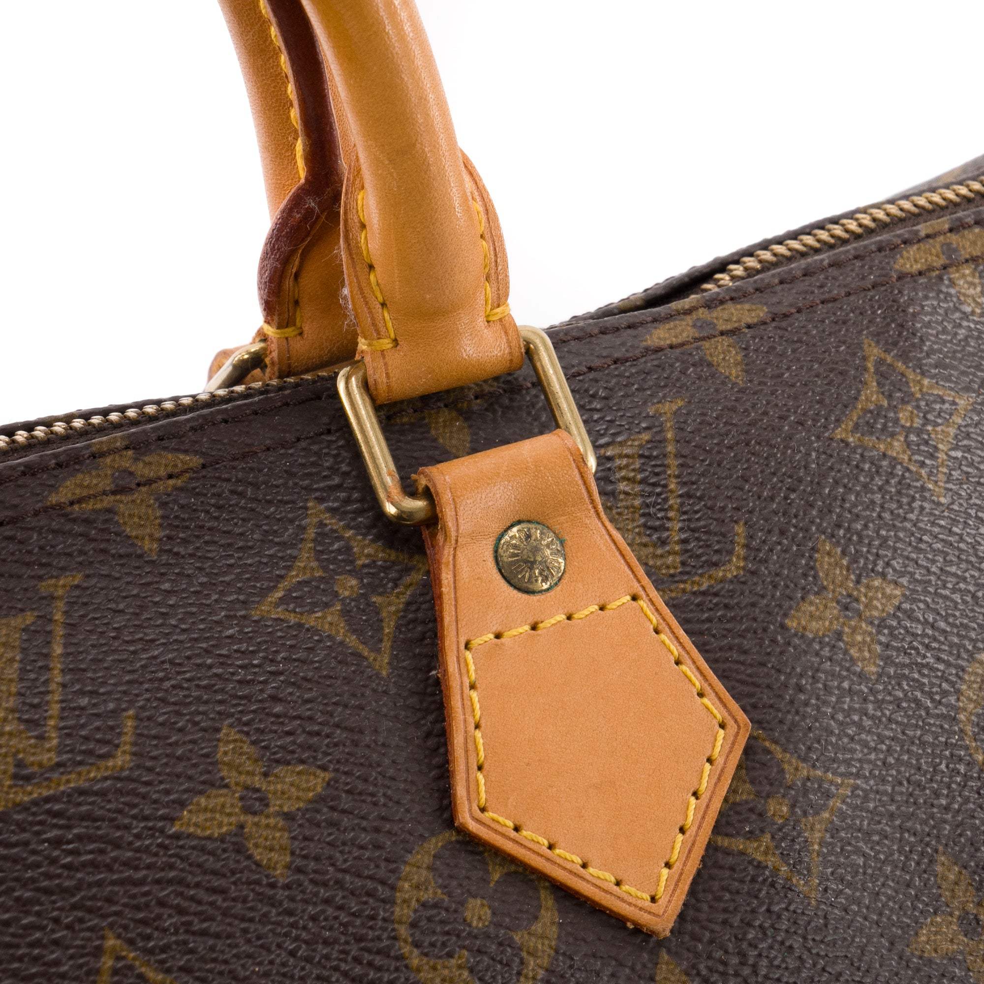 LOUIS VUITTON - Sac à main Speedy 40 Louis Vuitton en toile monogrammée vintage