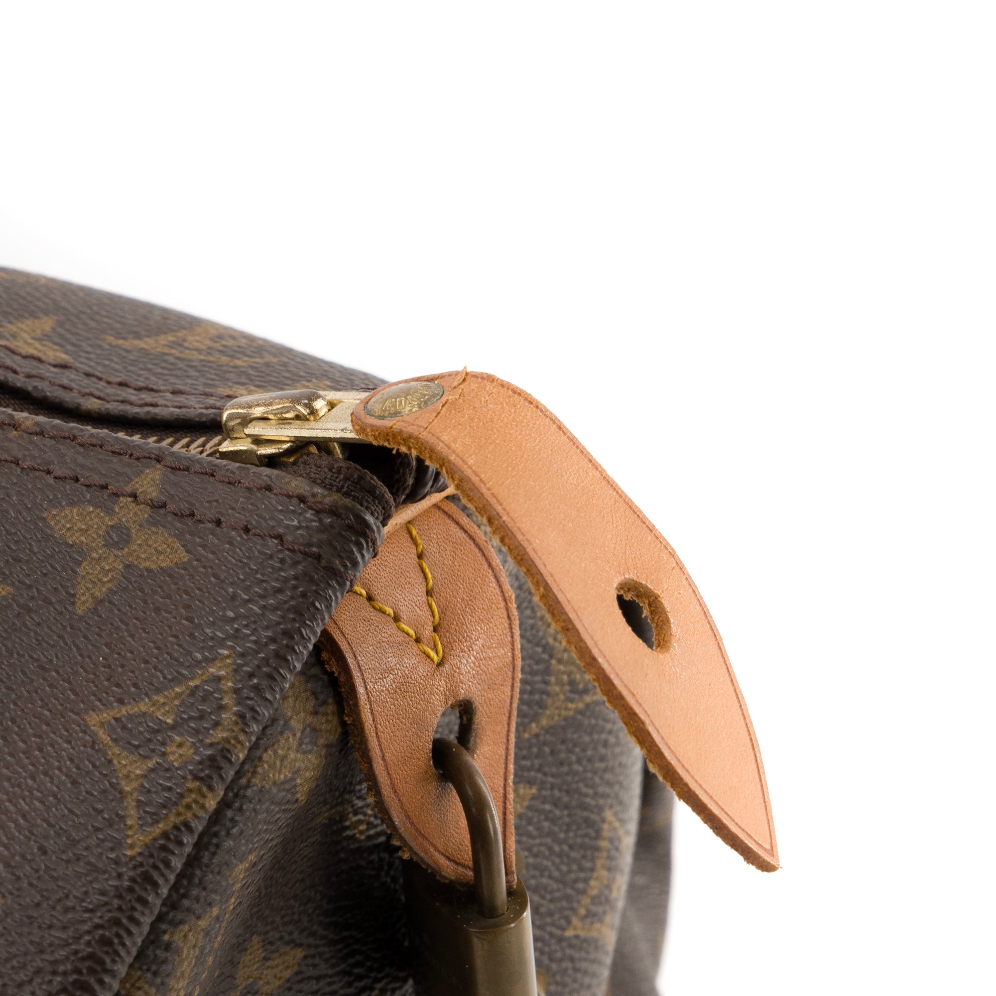 LOUIS VUITTON - Sac à main Speedy 40 Louis Vuitton en toile monogrammée vintage