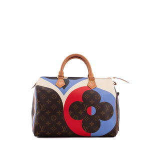 LOUIS VUITTON - Sac à main Speedy Edition Limitée Game On Louis Vuitton en toile enduite monogrammée