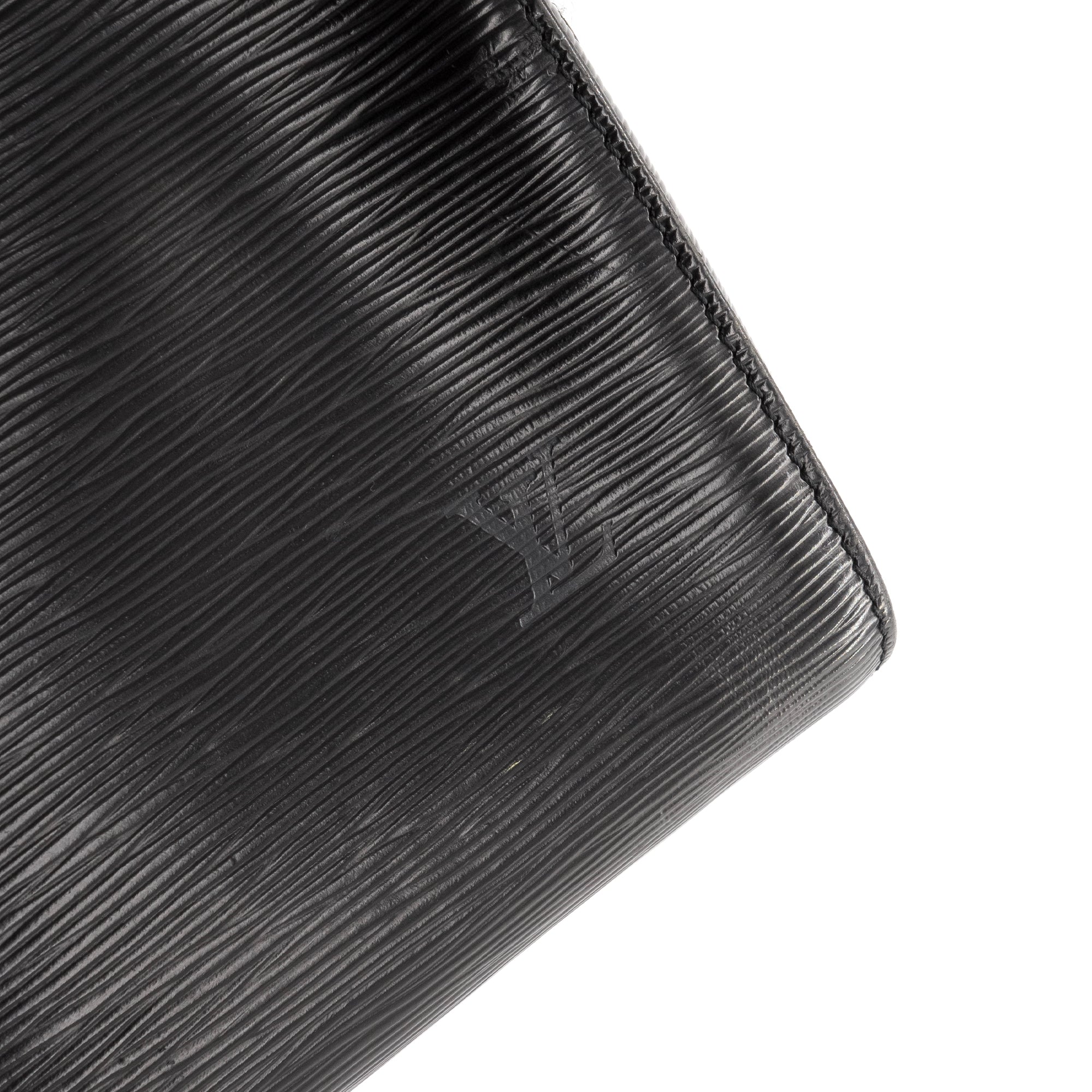 LOUIS VUITTON - Sac à main Speedy Louis Vuitton en cuir épi noir vintage