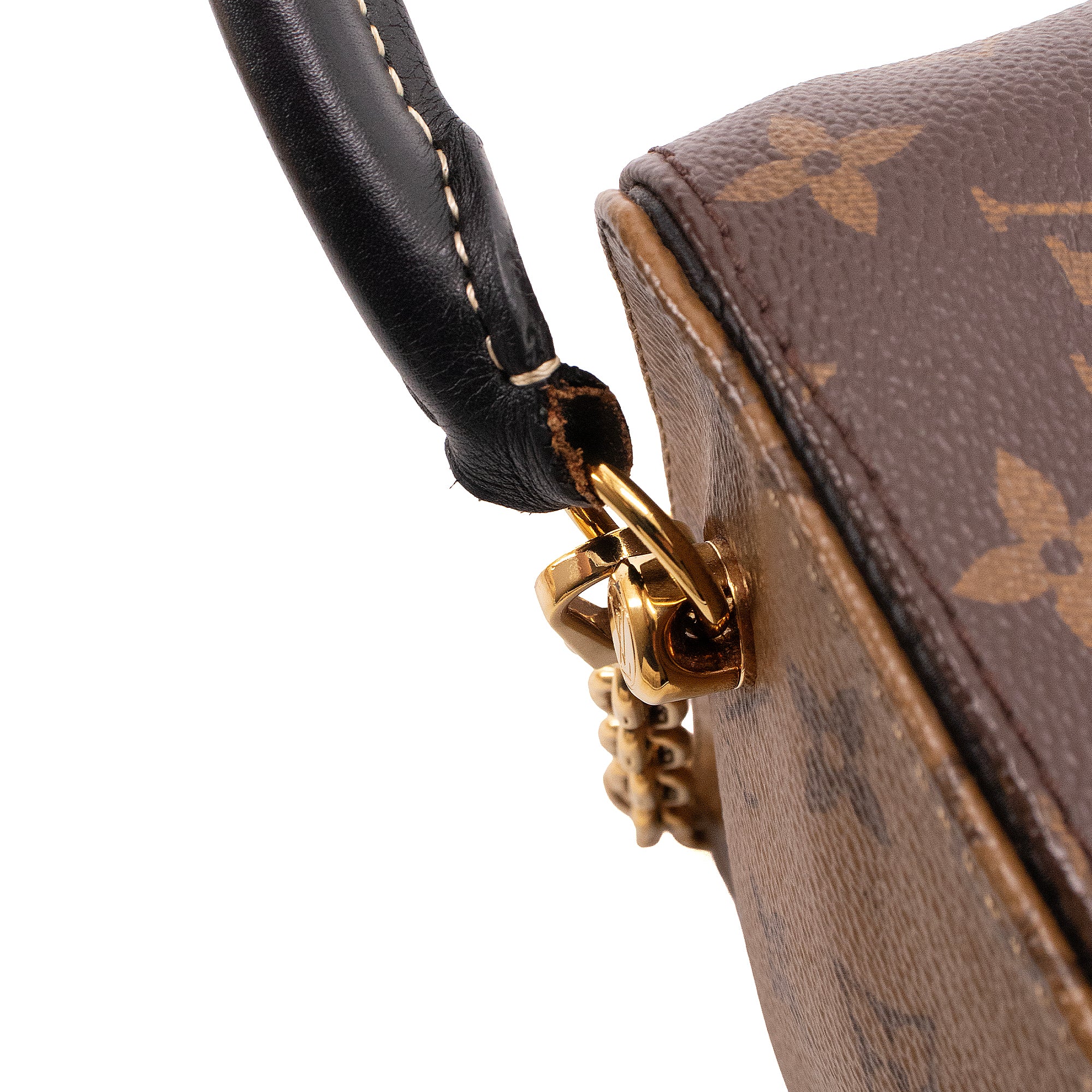 LOUIS VUITTON - Sac à main Square Louis Vuitton en toile enduite Monogram Reverse