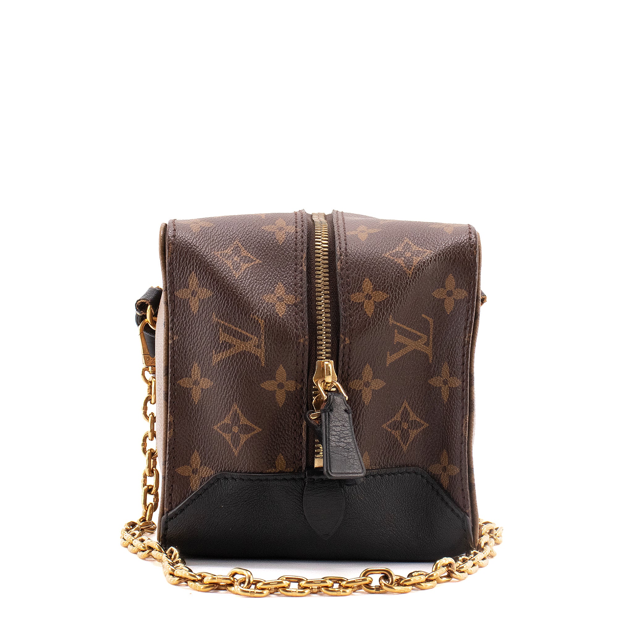 LOUIS VUITTON - Sac à main Square Louis Vuitton en toile enduite Monogram Reverse