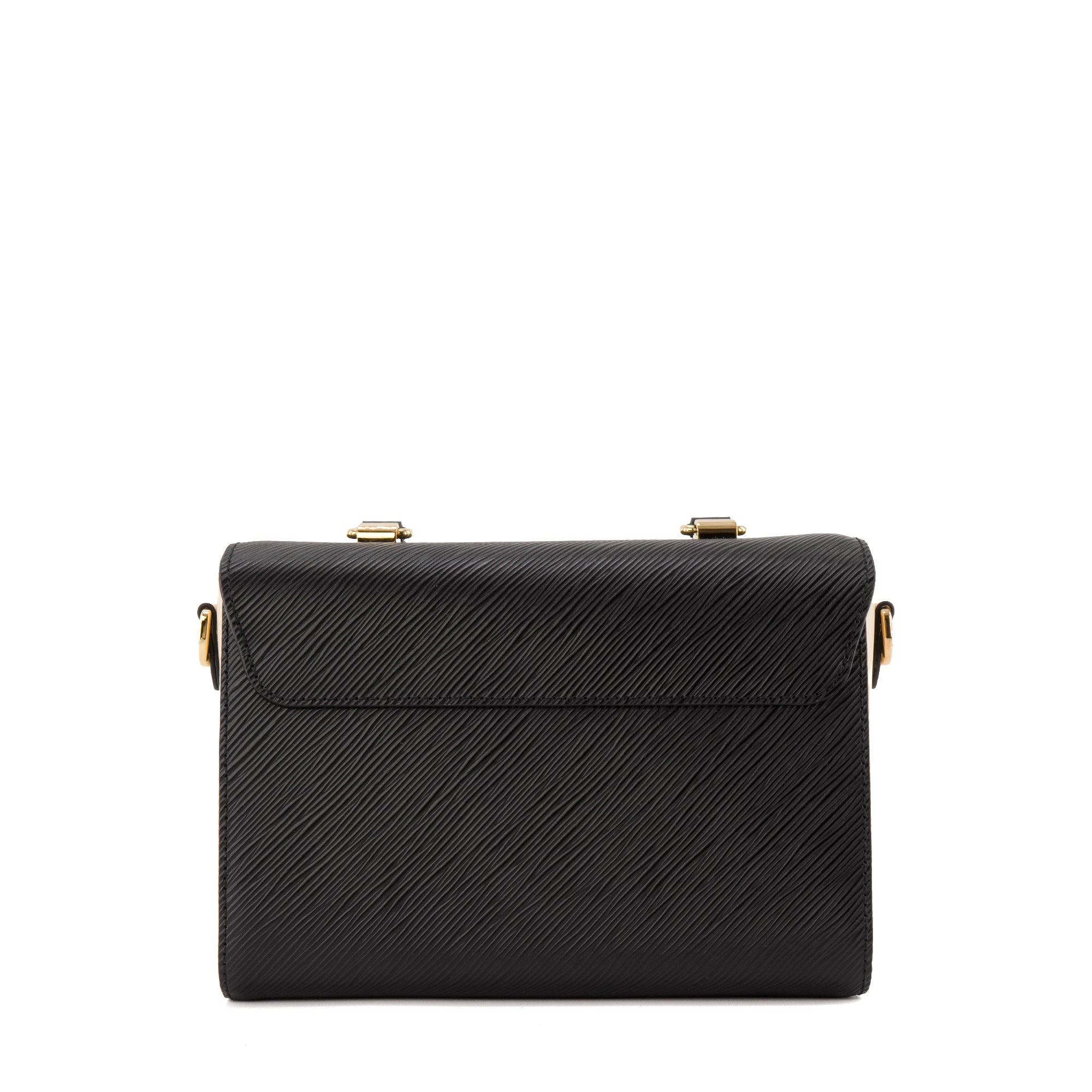 LOUIS VUITTON - Sac à main Twist One Handle Louis Vuitton en cuir épi noir édition limitée