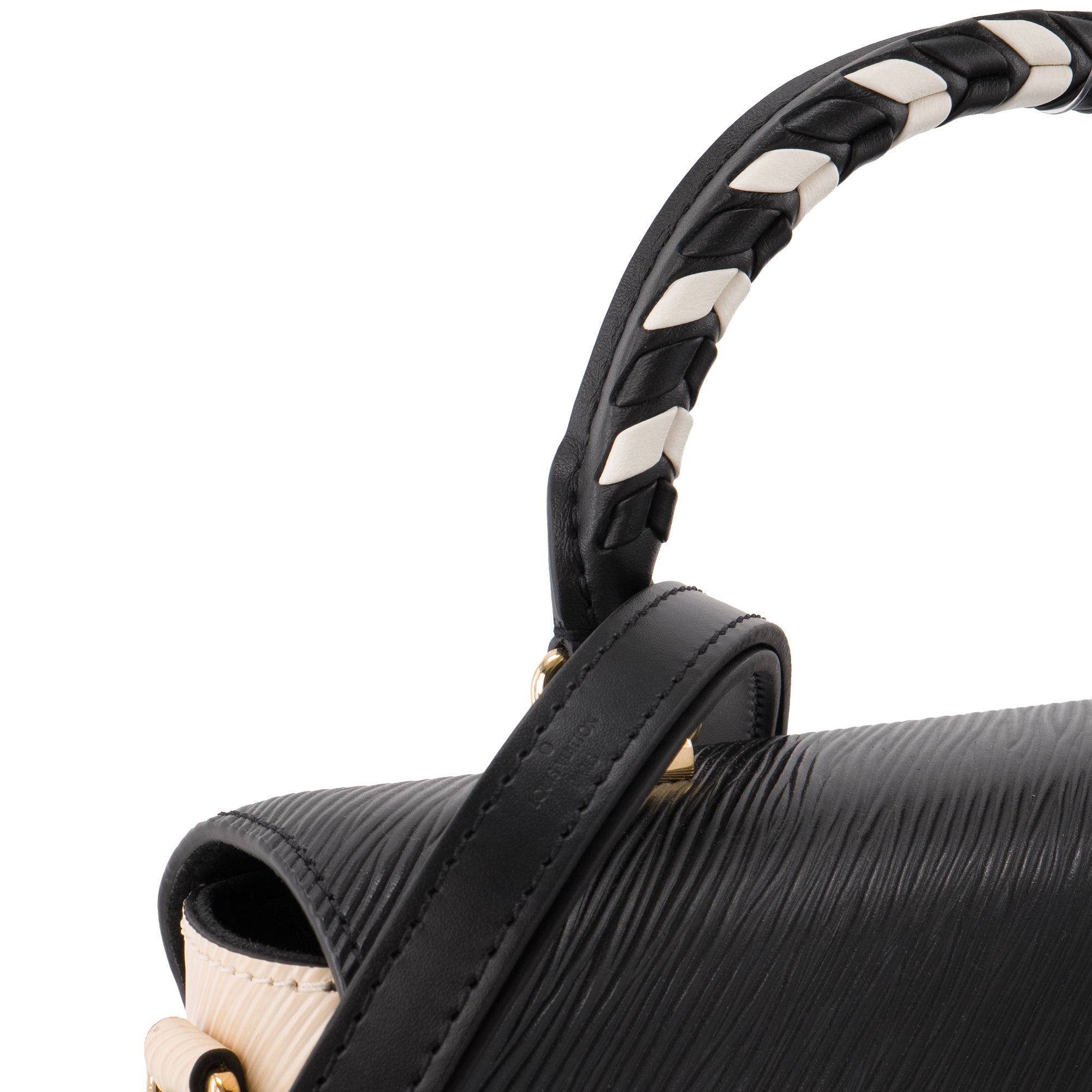 LOUIS VUITTON - Sac à main Twist One Handle Louis Vuitton en cuir épi noir édition limitée