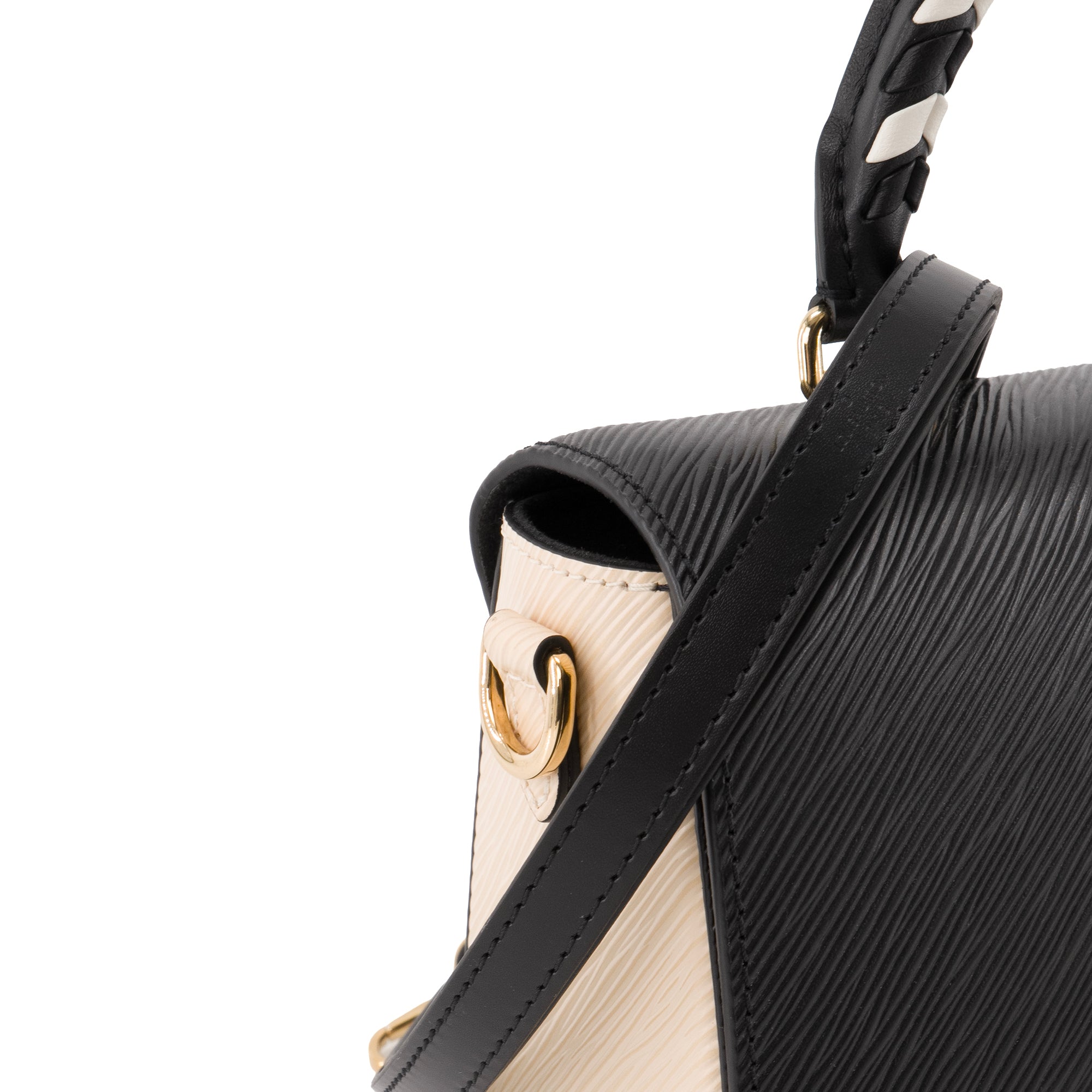 LOUIS VUITTON - Sac à main Twist One Handle Louis Vuitton en cuir épi noir édition limitée