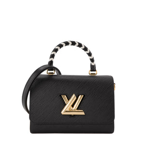 LOUIS VUITTON - Sac à main Twist One Handle Louis Vuitton en cuir épi noir édition limitée