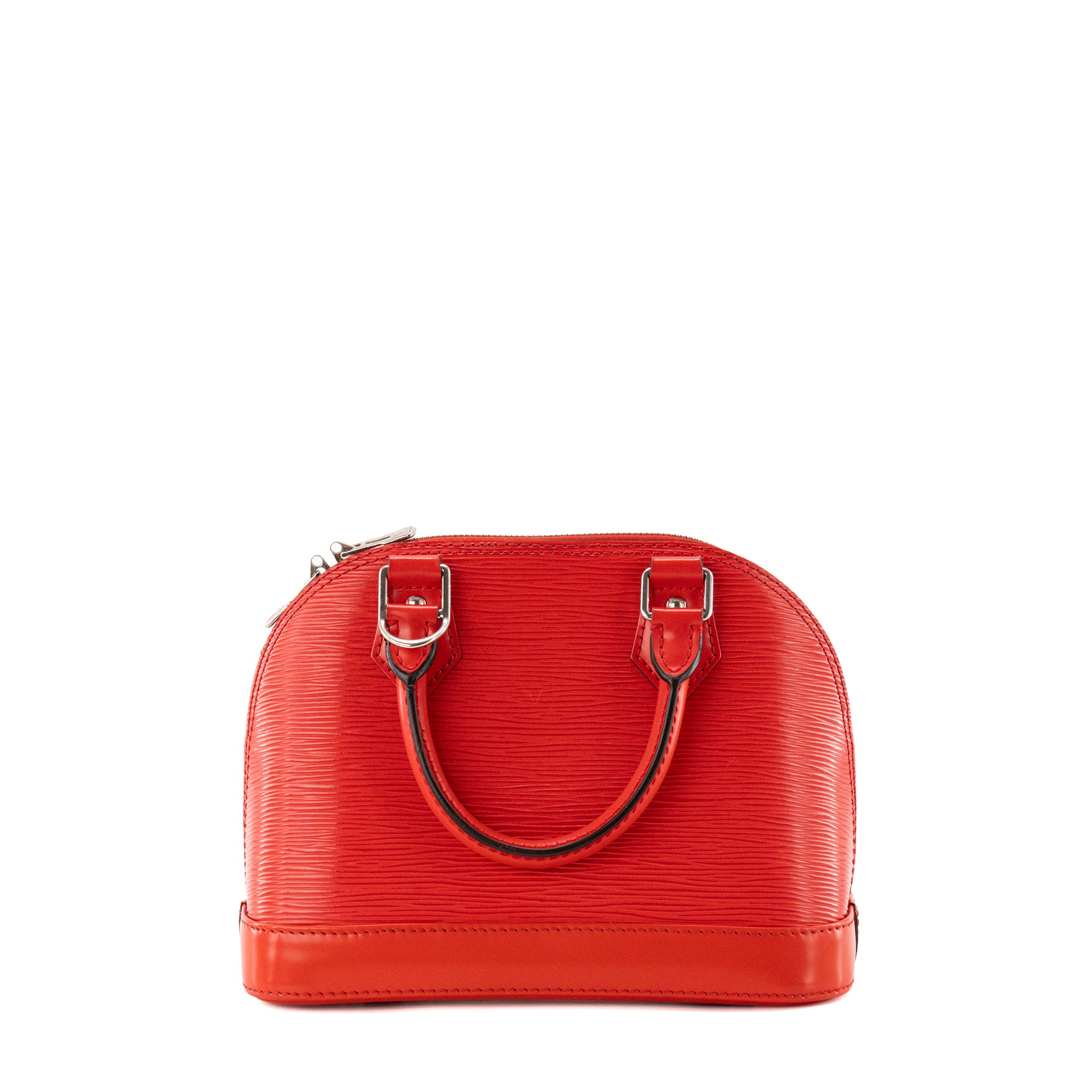 LOUIS VUITTON - Sac à bandoulière Alma BB Louis Vuitton en cuir épi rouge