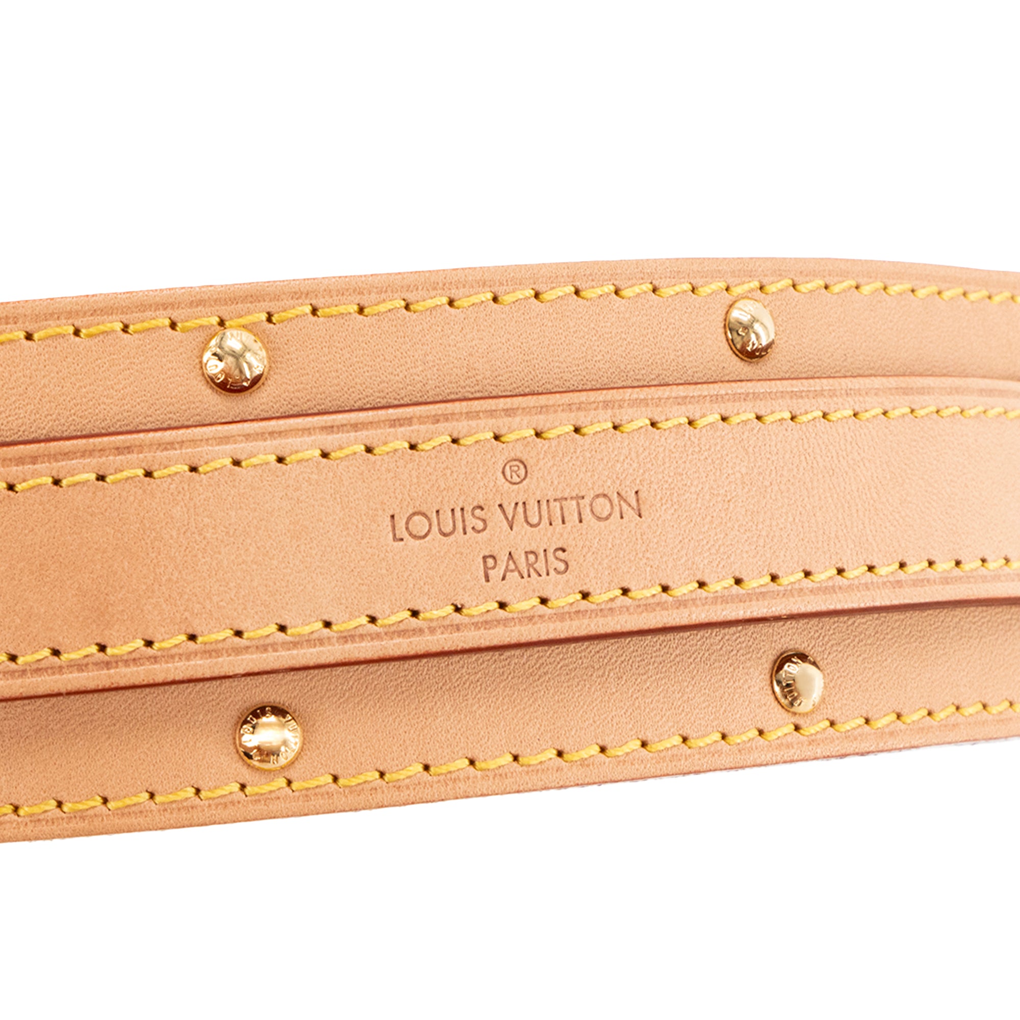 LOUIS VUITTON - Sac à bandoulière Croissant Louis Vuitton en toile enduite monogrammée marron Édition limitée