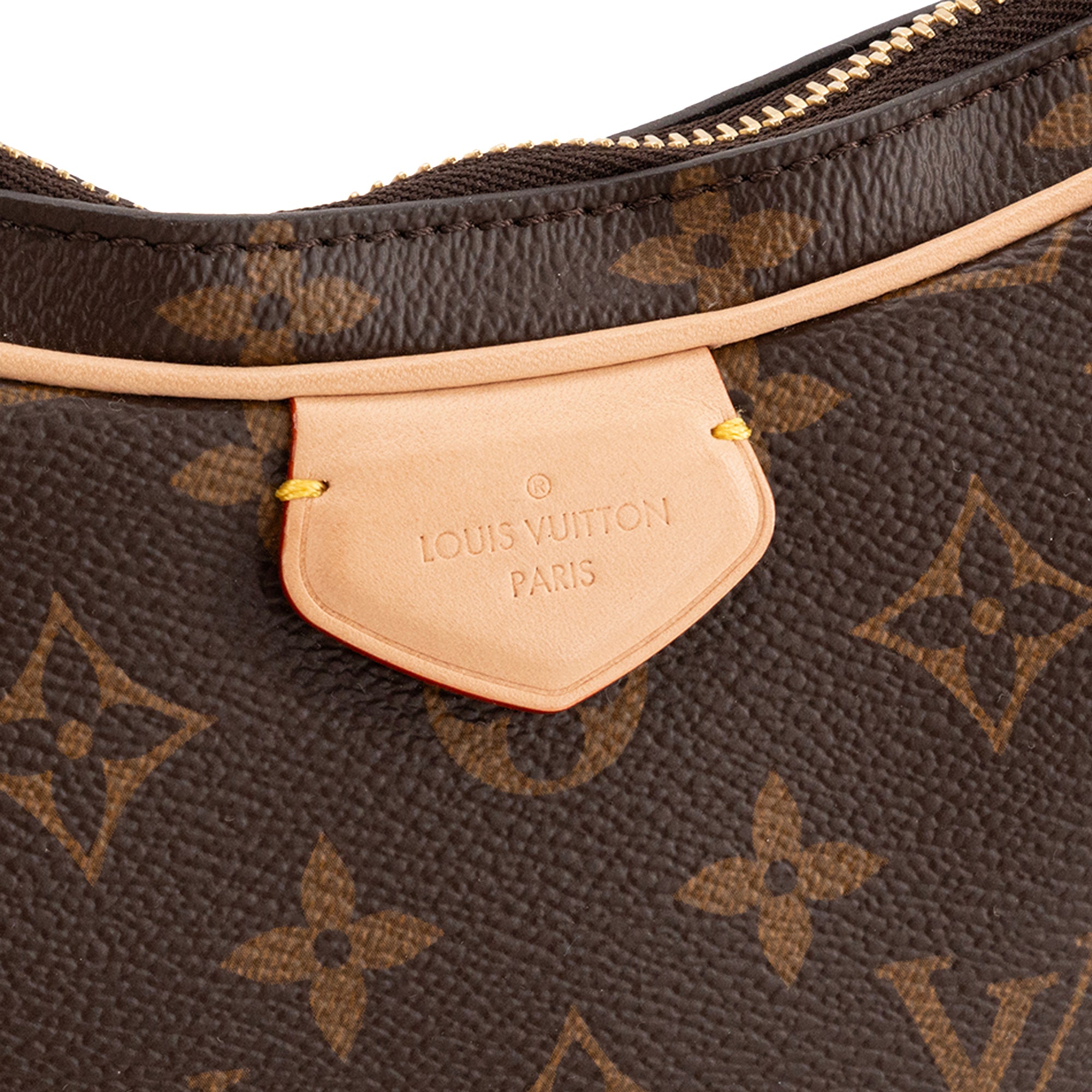 LOUIS VUITTON - Sac à bandoulière Croissant Louis Vuitton en toile enduite monogrammée marron Édition limitée
